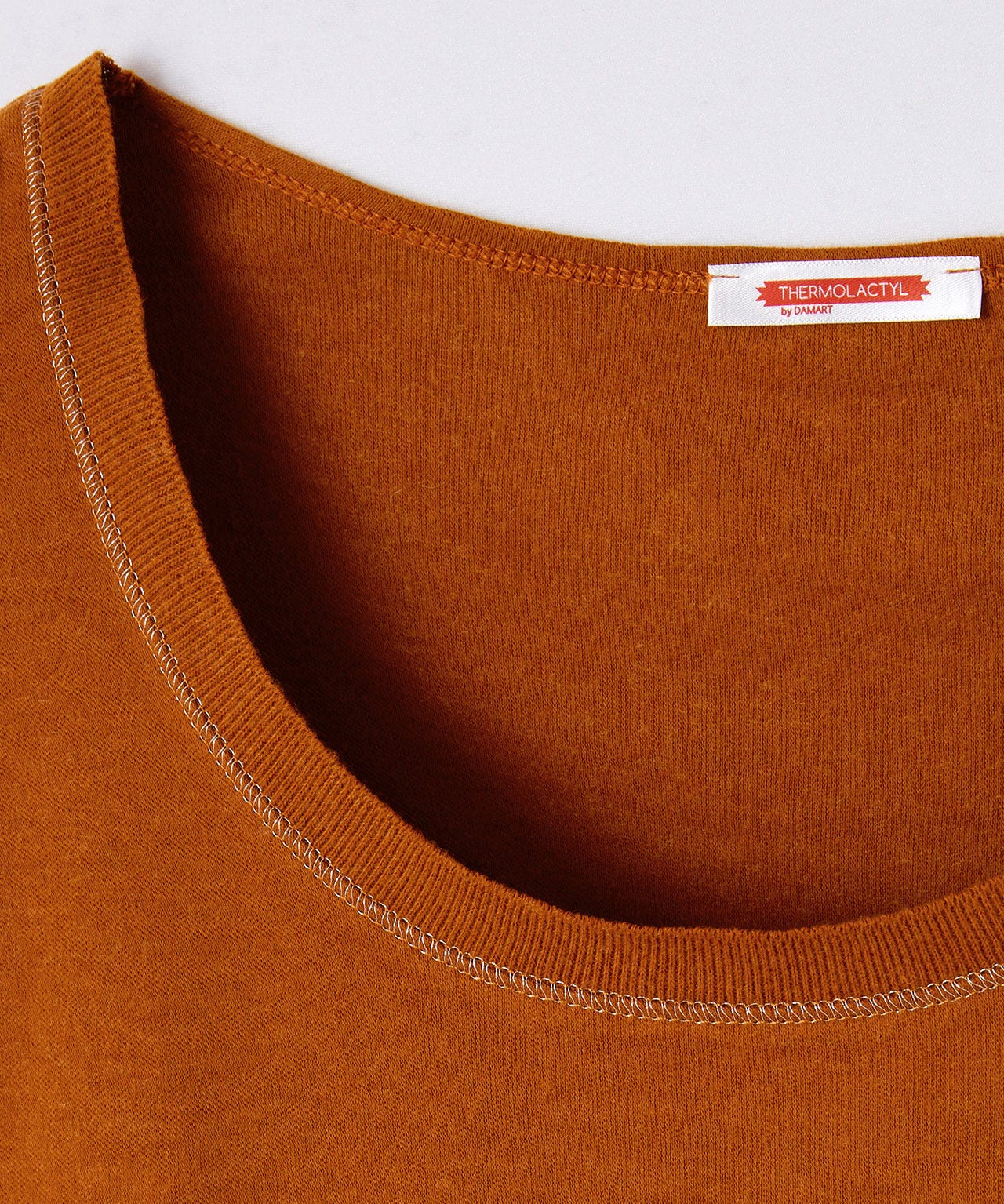 T-shirt microfibre finition bord côtes