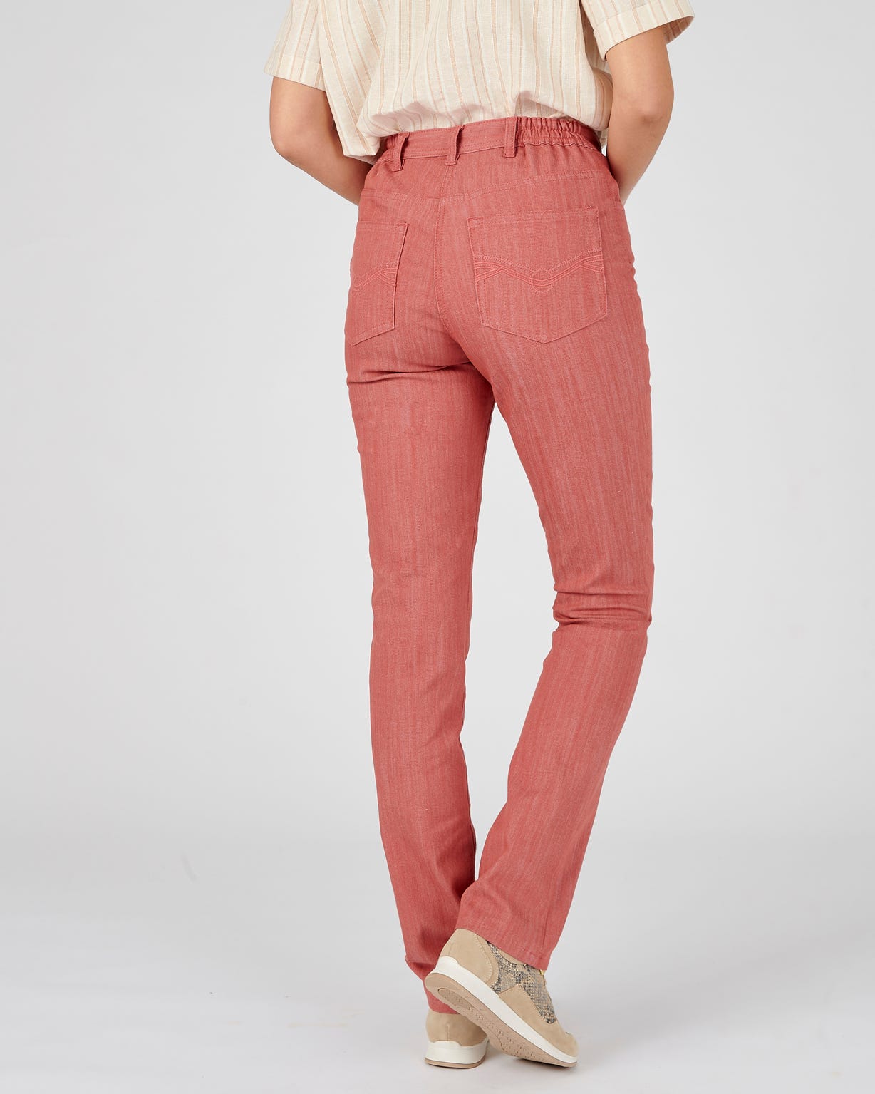Pantalon toile extensible, 3 statures.