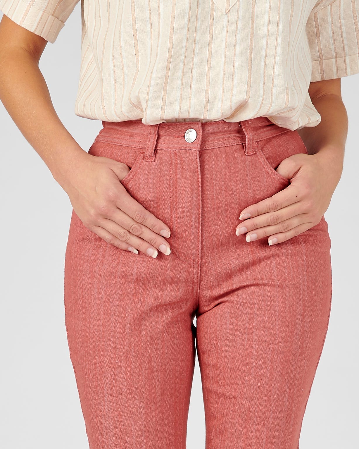 Pantalon toile extensible, 3 statures.