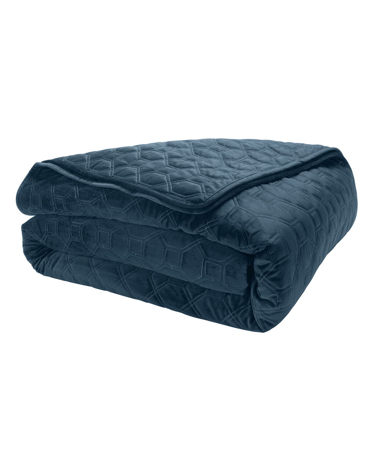 Couvre-lit matelassé velours