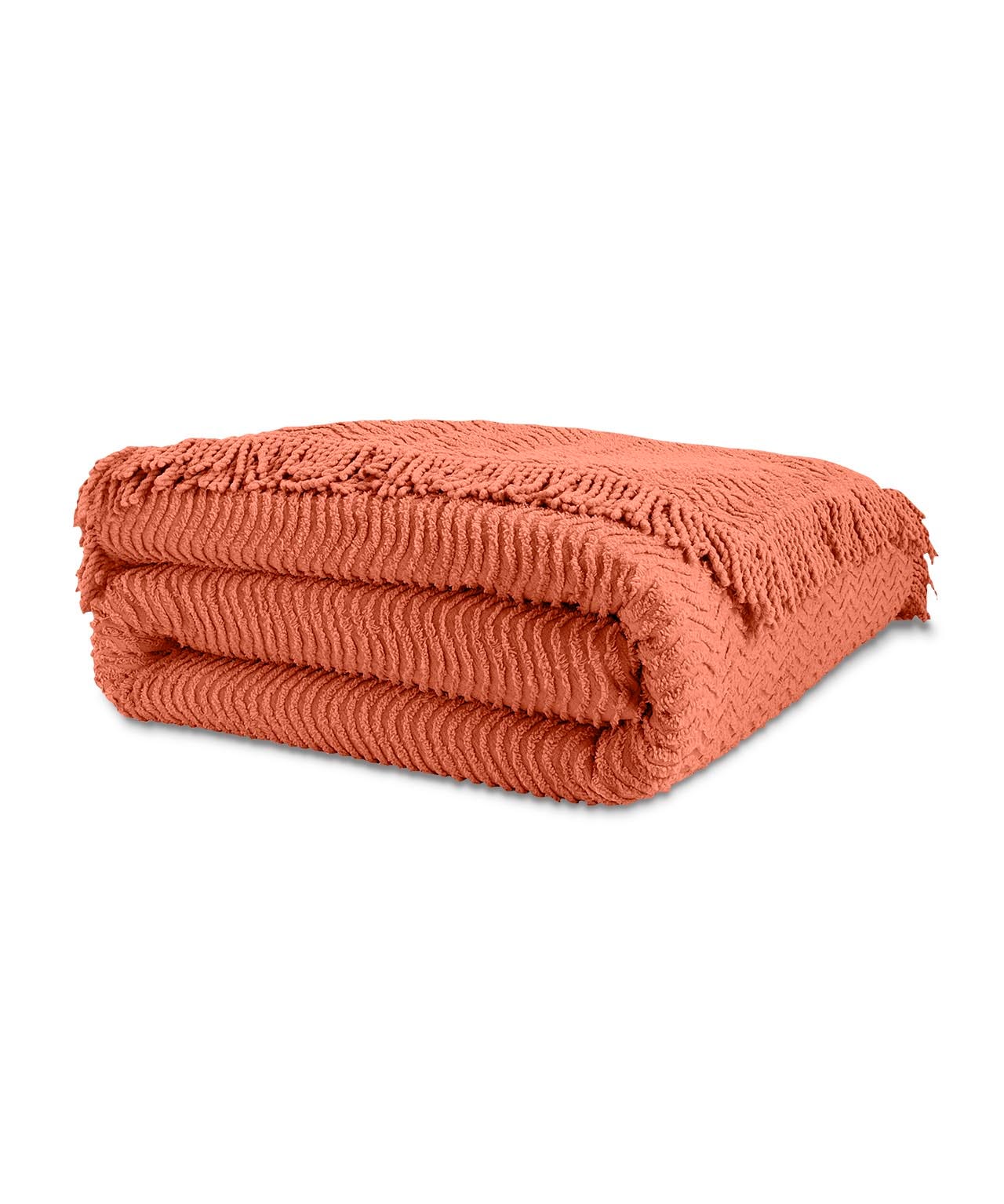 Couvre-lit tuft à franges