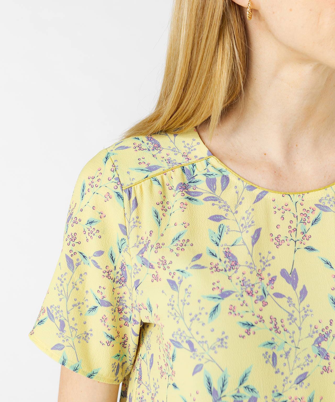 Blouse crêpe stretch