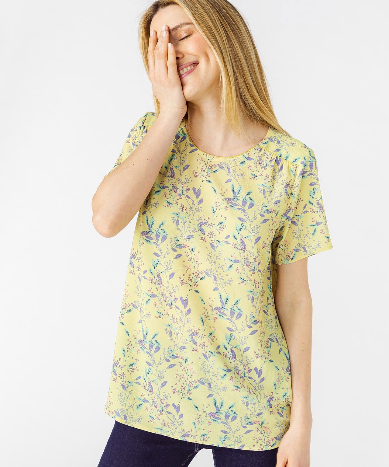 Blouse crêpe stretch