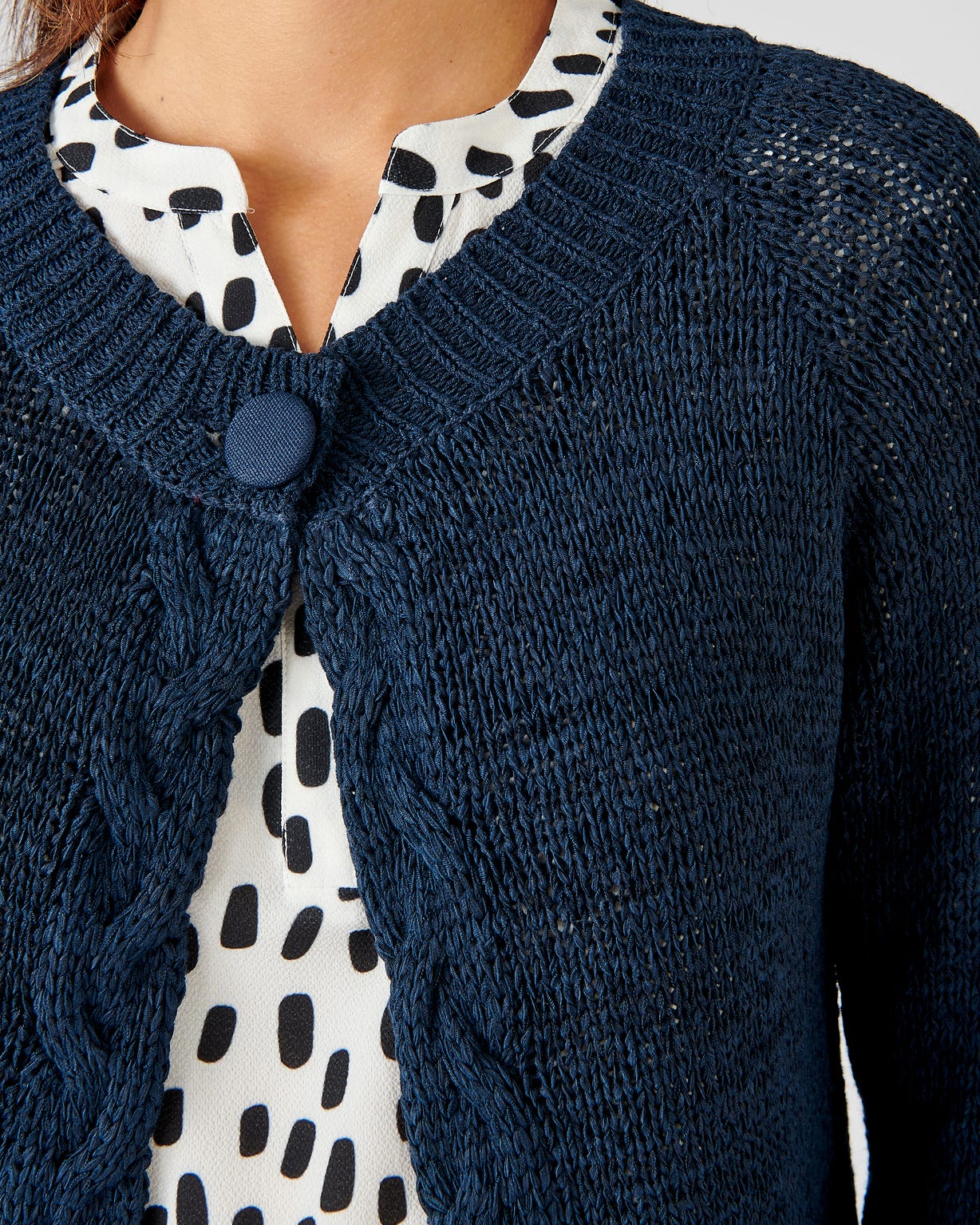 Gilet boléro manches 3/4