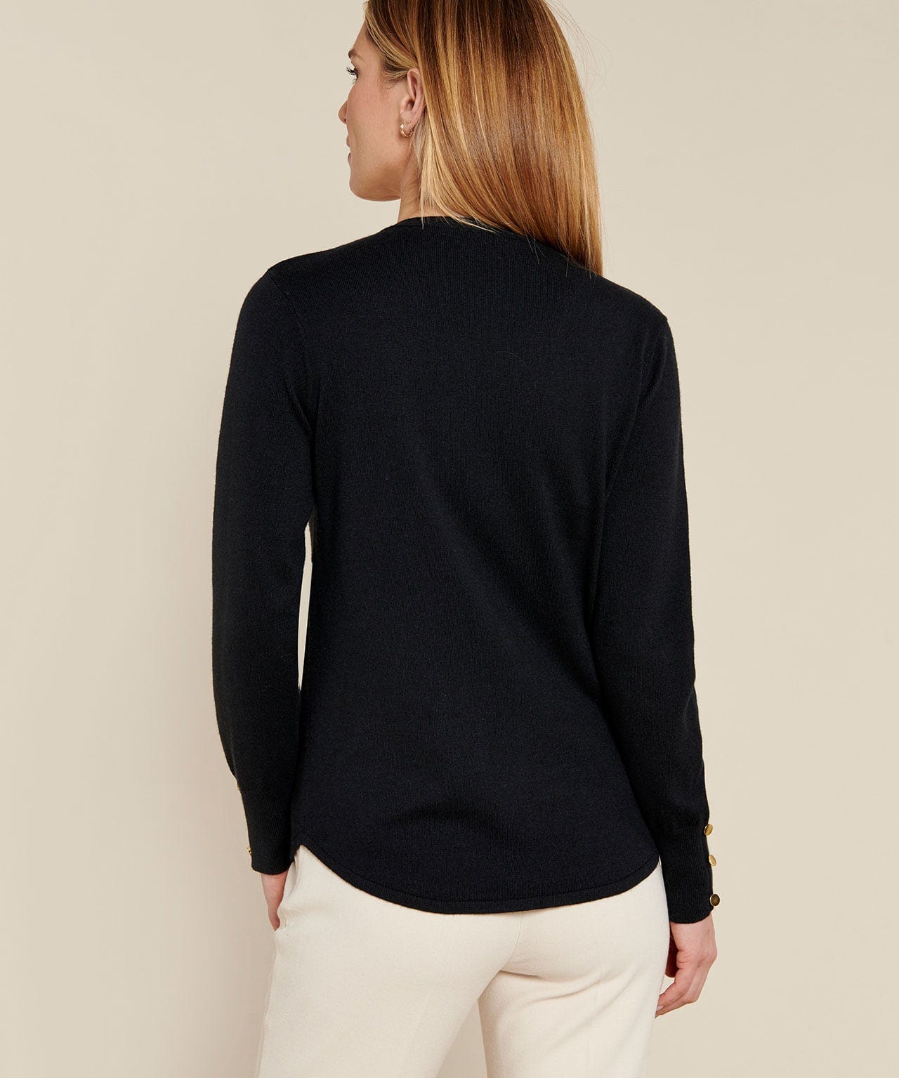 Gilet doux à boutons