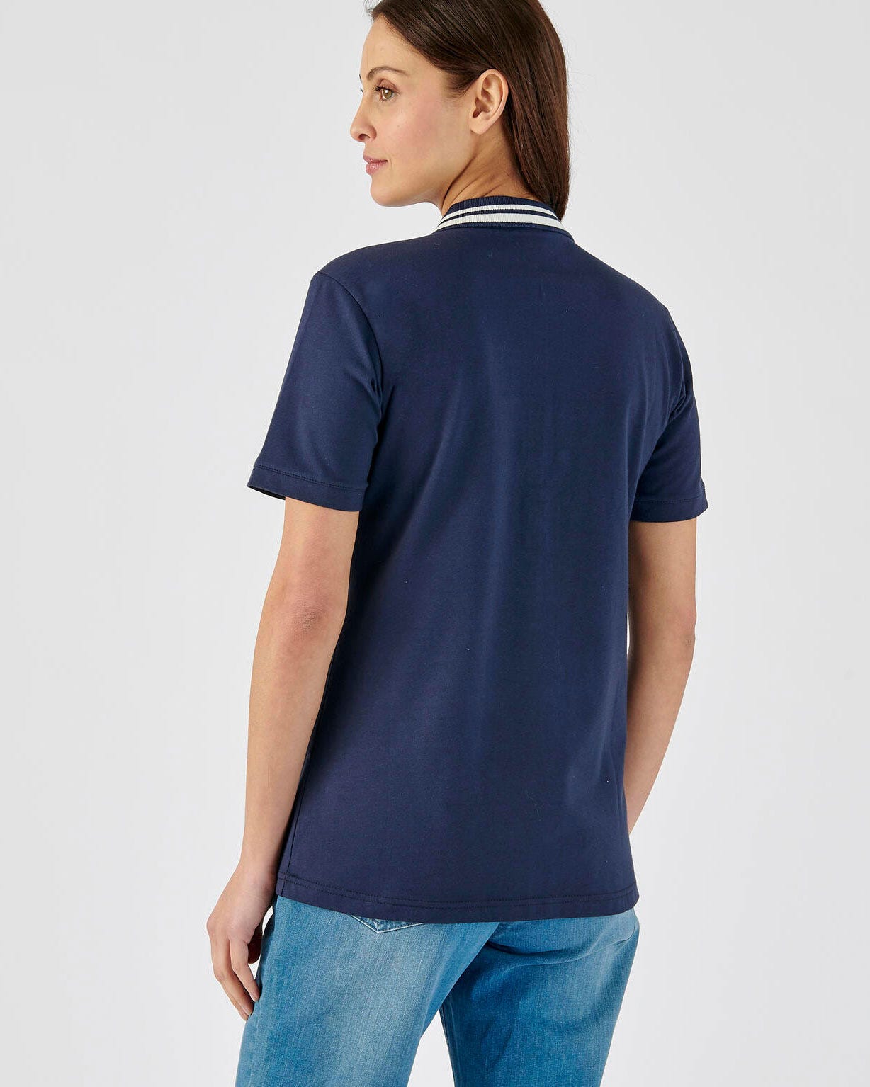 Polo coton stretch uni ou rayé