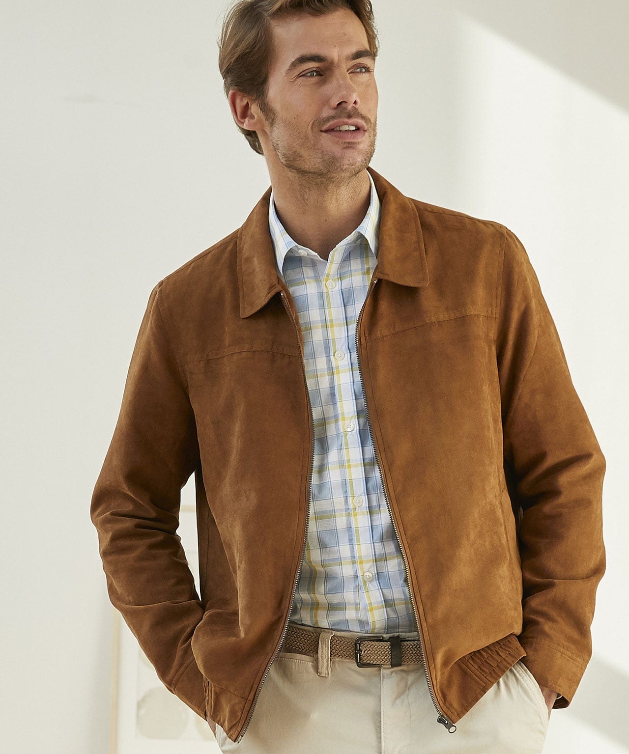 Blouson suédine