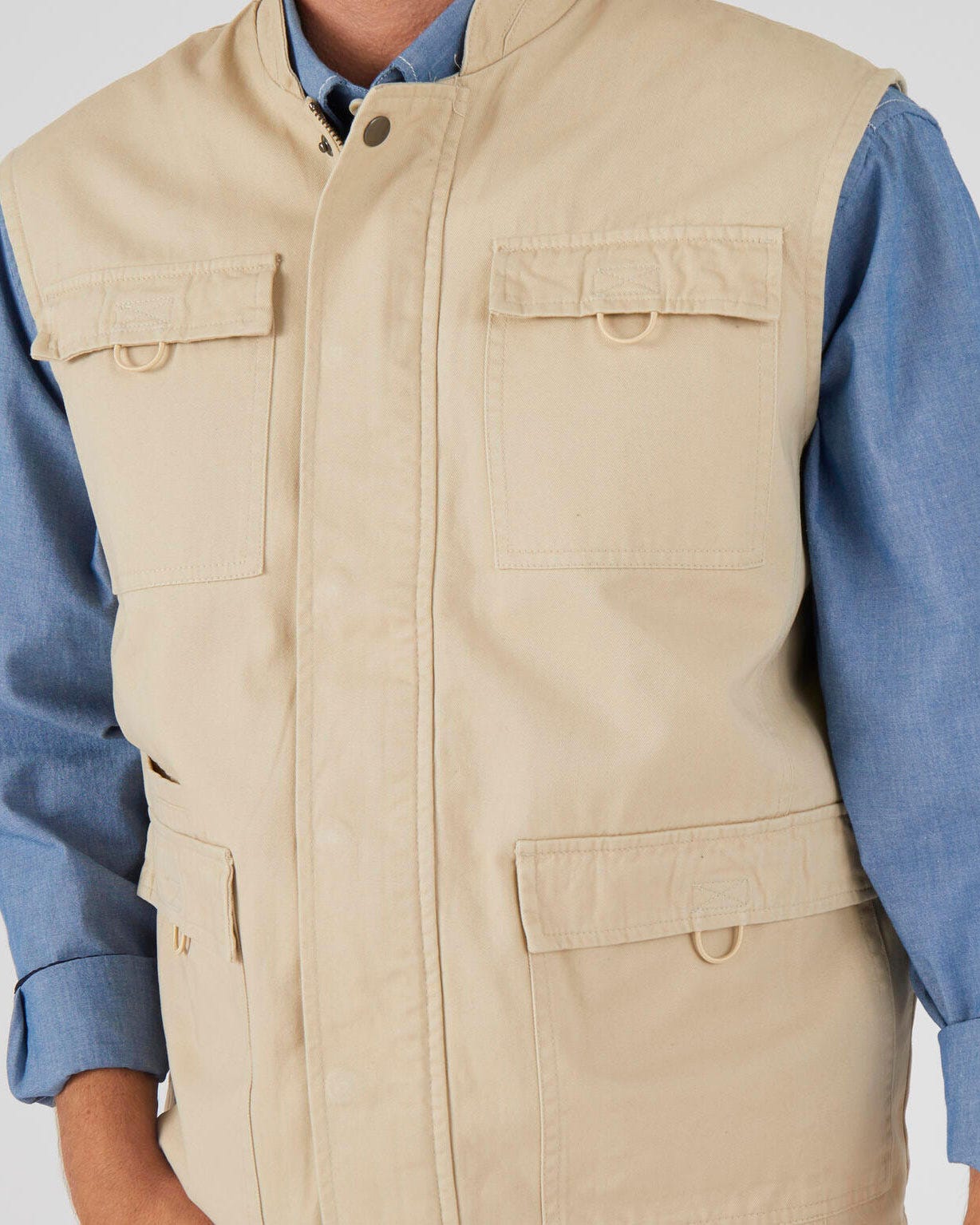 Gilet sans manches multipoches