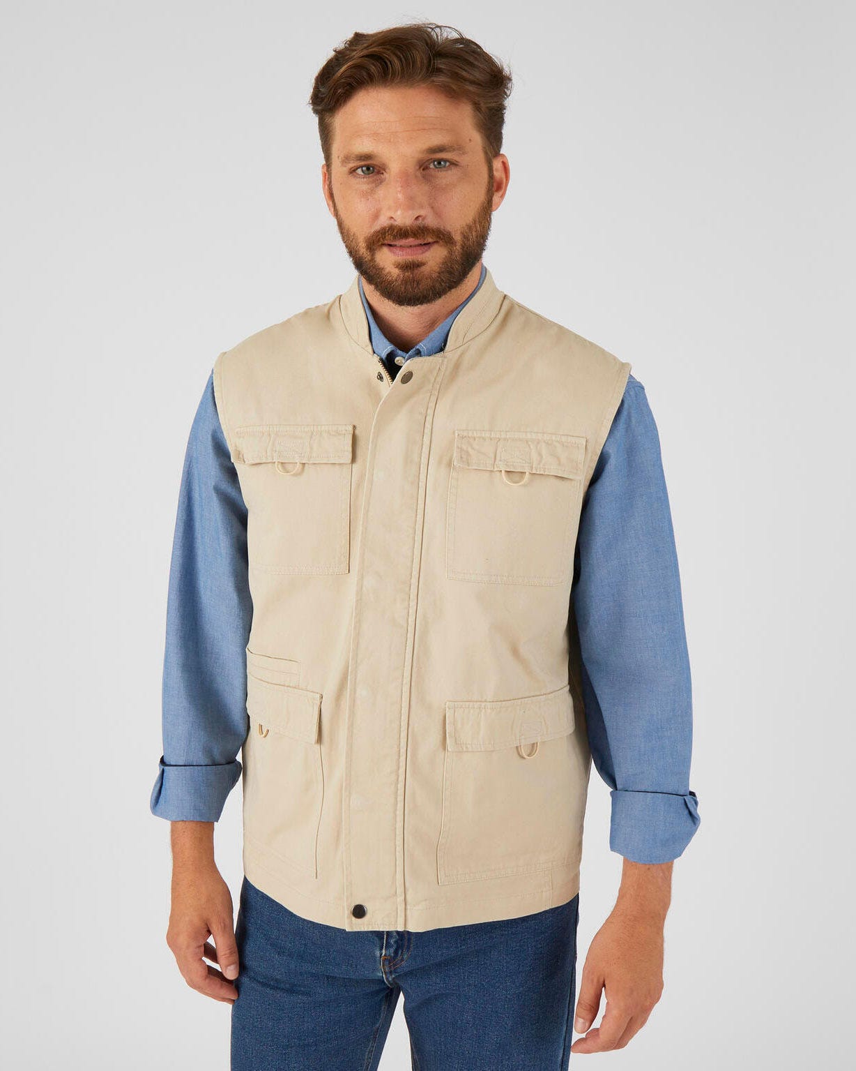 Gilet sans manches multipoches