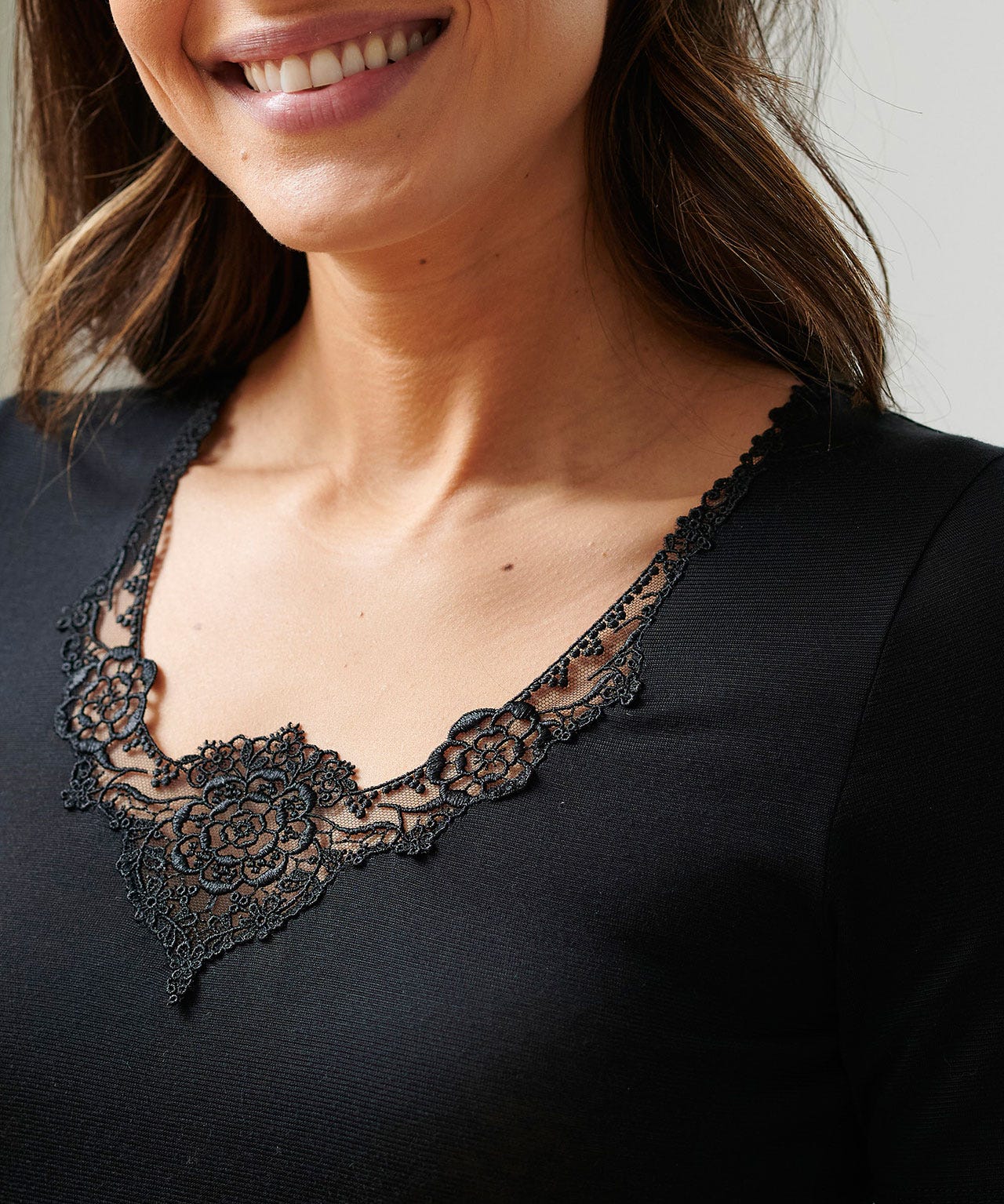 T-shirt manches courtes Thermolactyl 10% soie