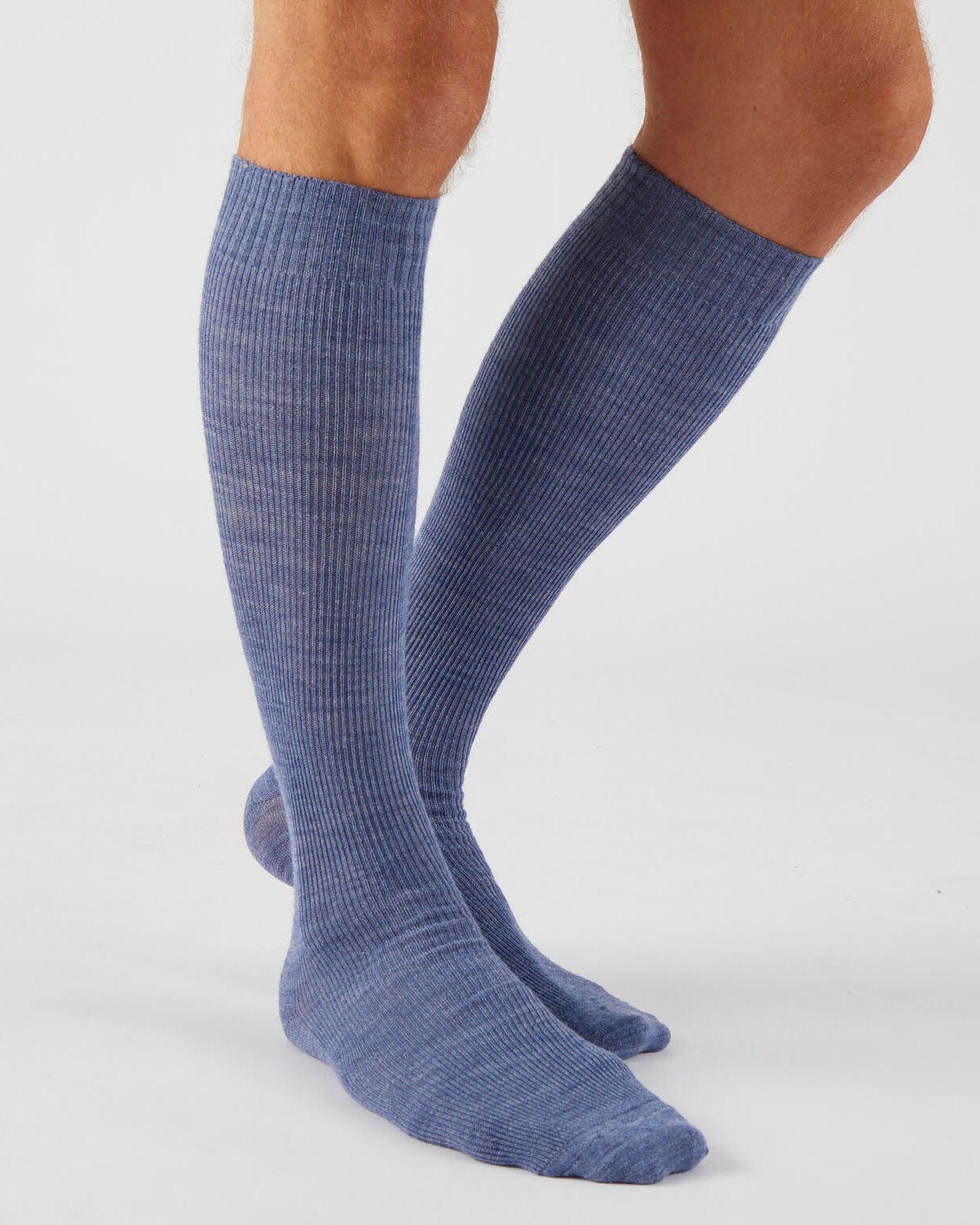 Lot de 2 paires de mi-bas Thermolactyl et laine