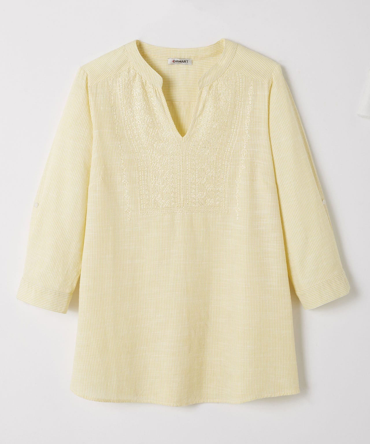 Blouse pur coton fines rayures