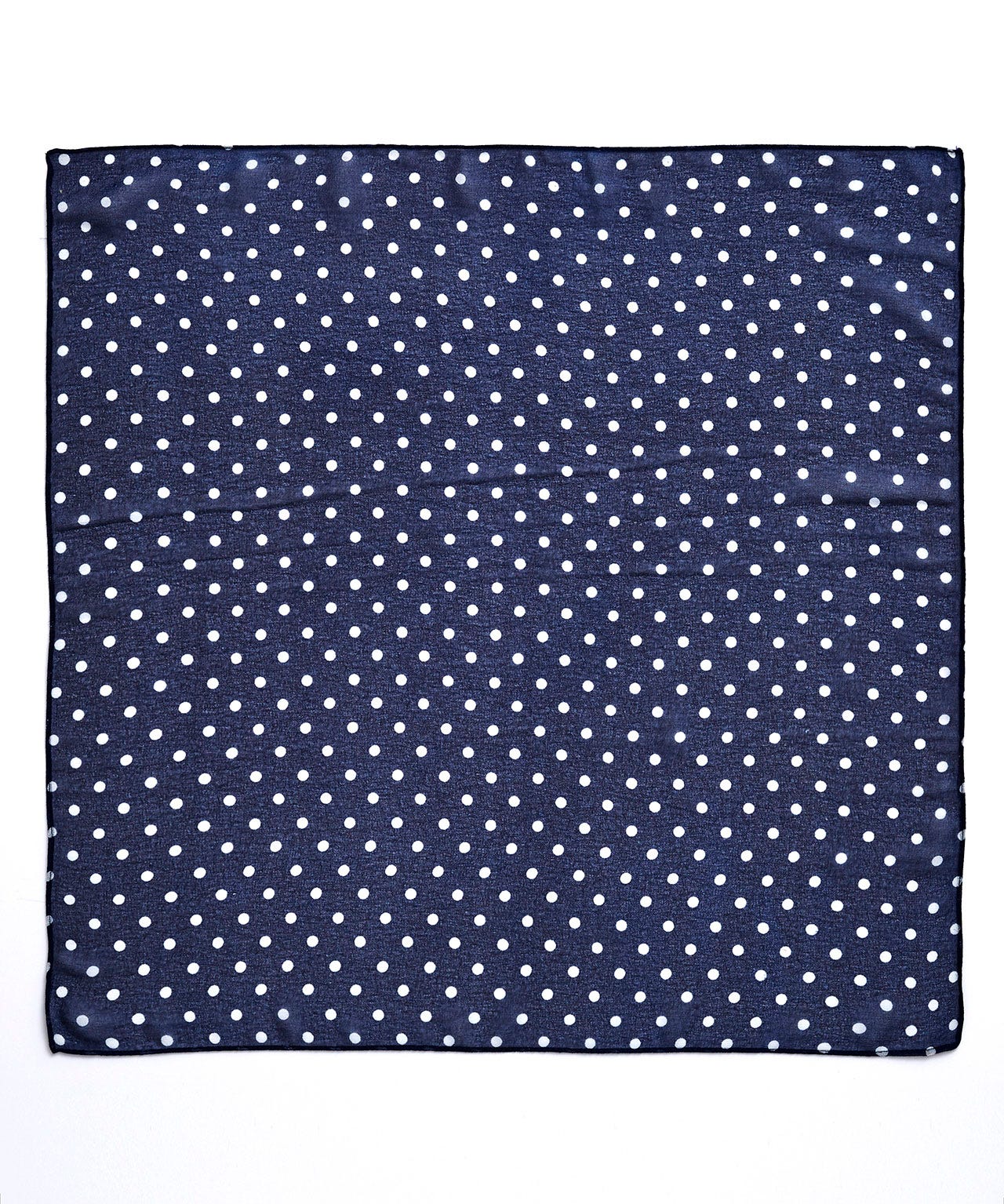Foulard carré imprimé pois