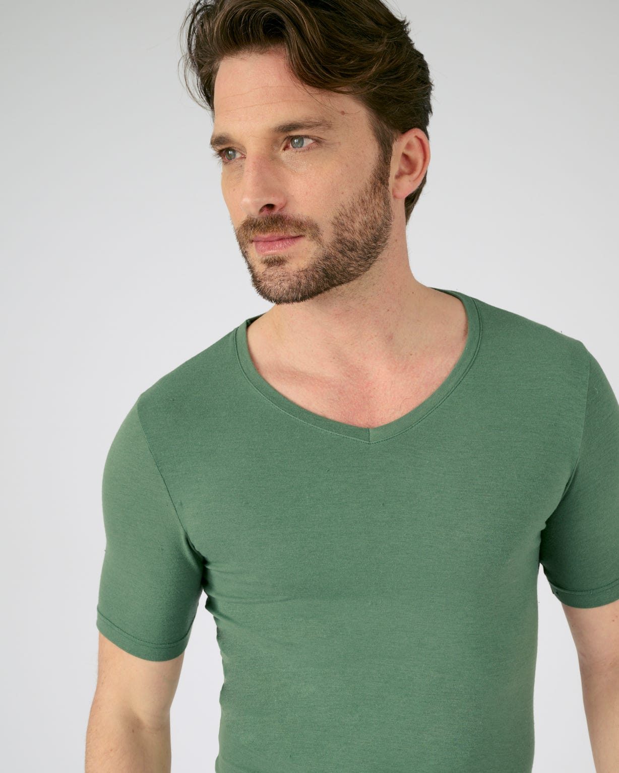 T-shirt manches courtes col V Thermolactyl Sensitive