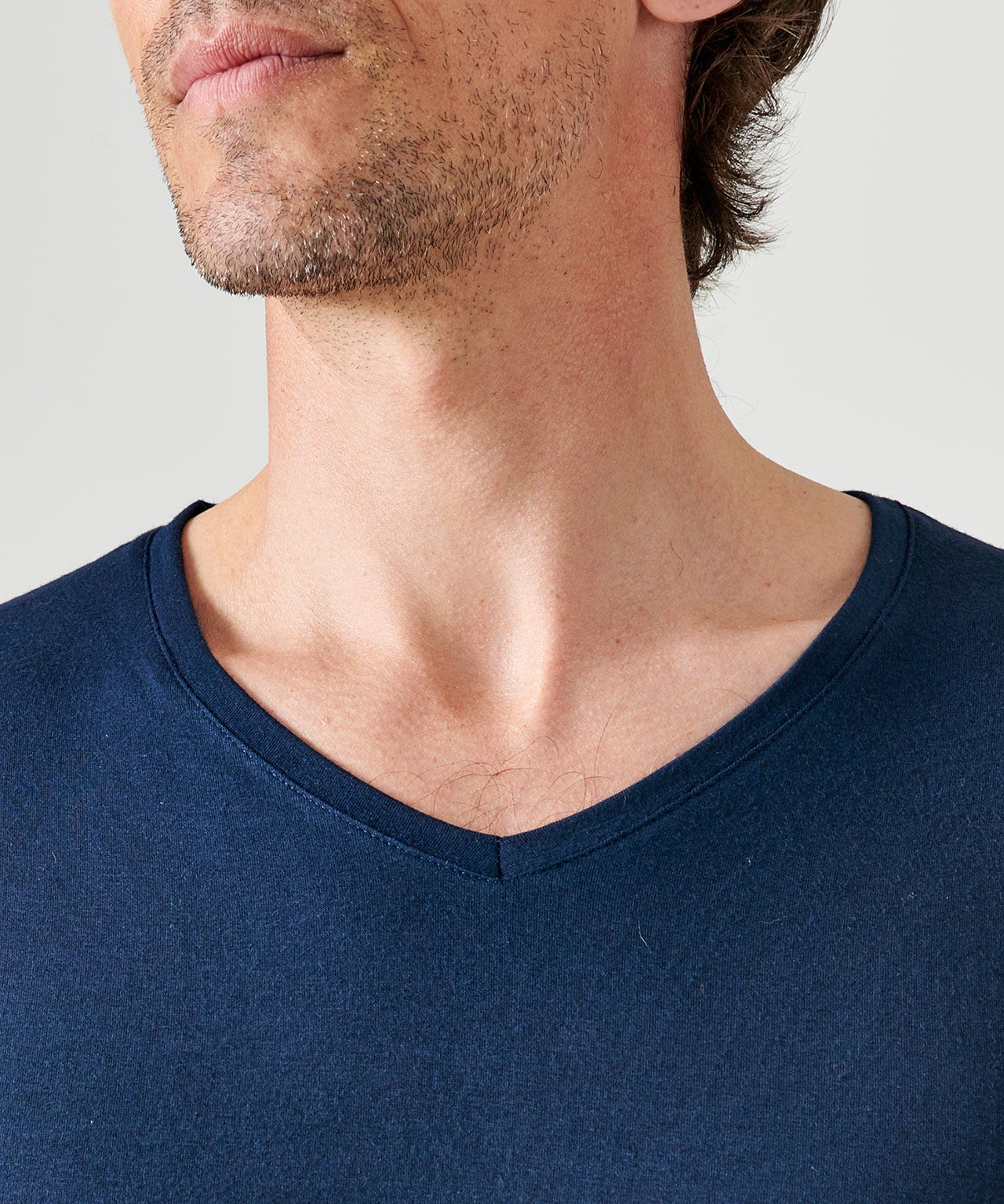 T-shirt manches courtes col V Thermolactyl Sensitive