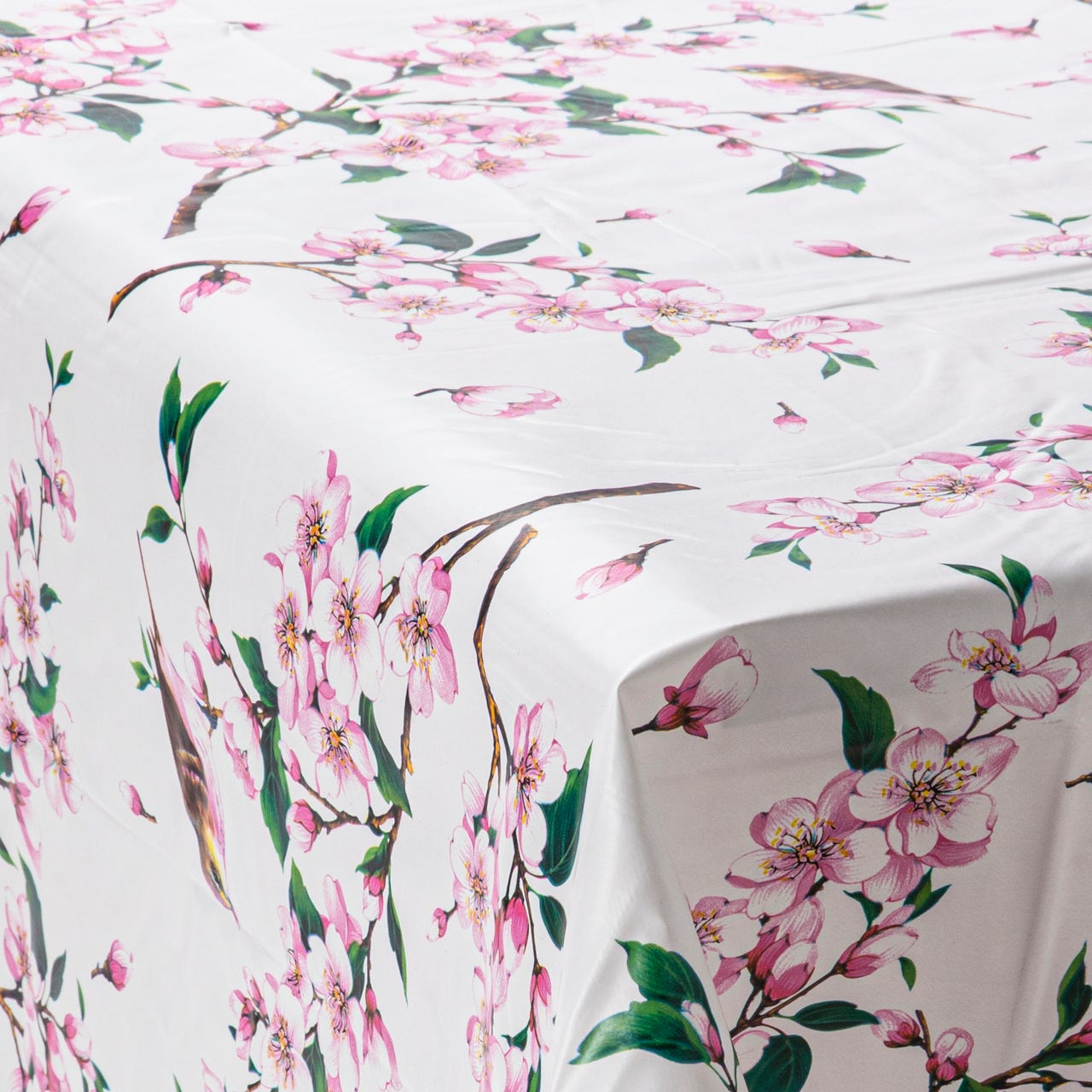 Nappe en toile cirée imprimé cerisier du Japon, 4 dimensions
