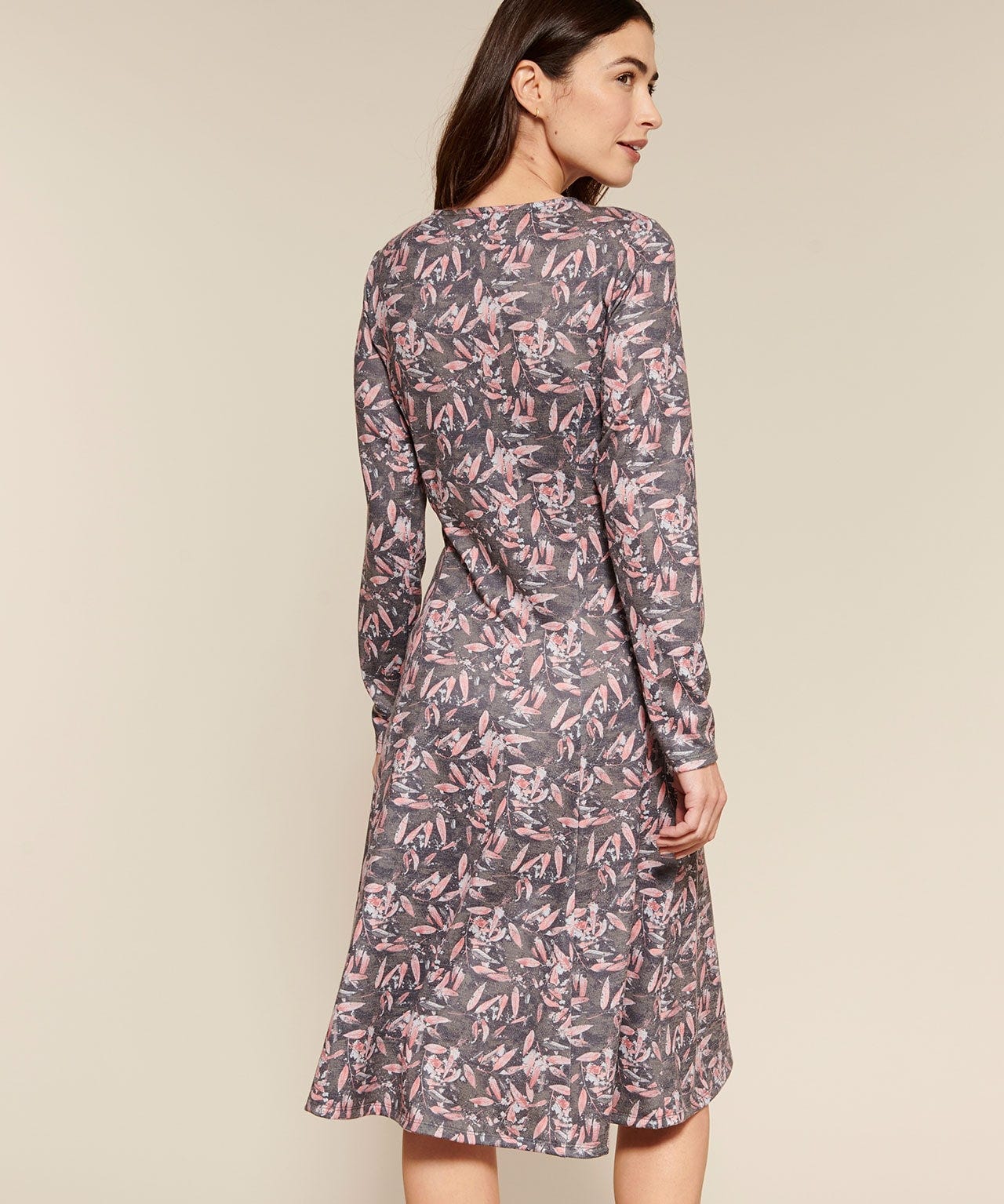 Robe en maille évasée