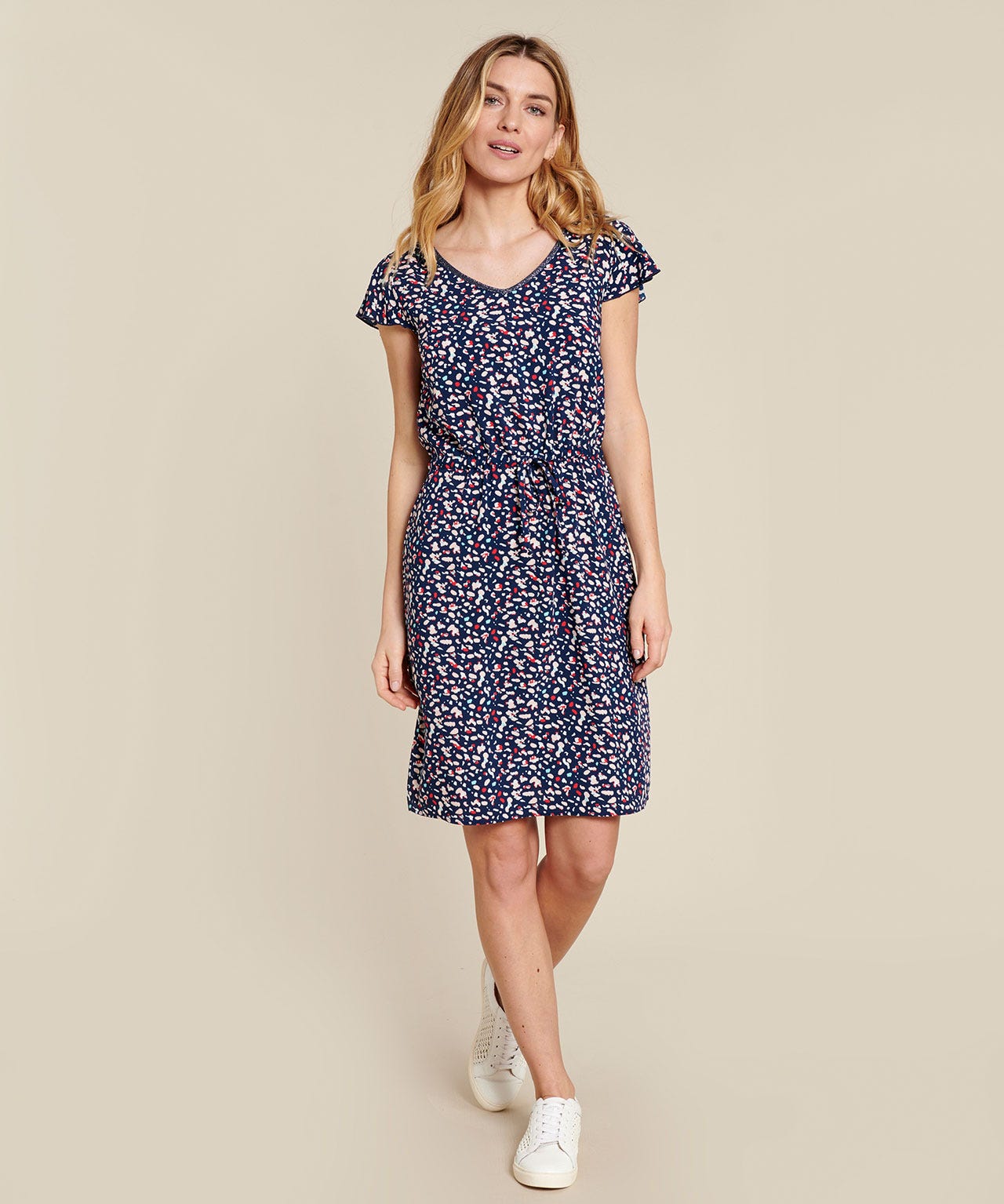 Robe imprimé tachiste