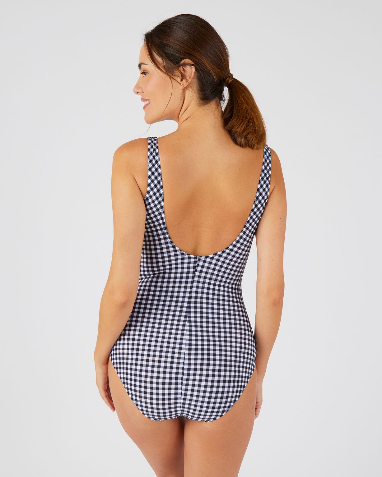 Maillot de bain 1 pièce carreaux vichy