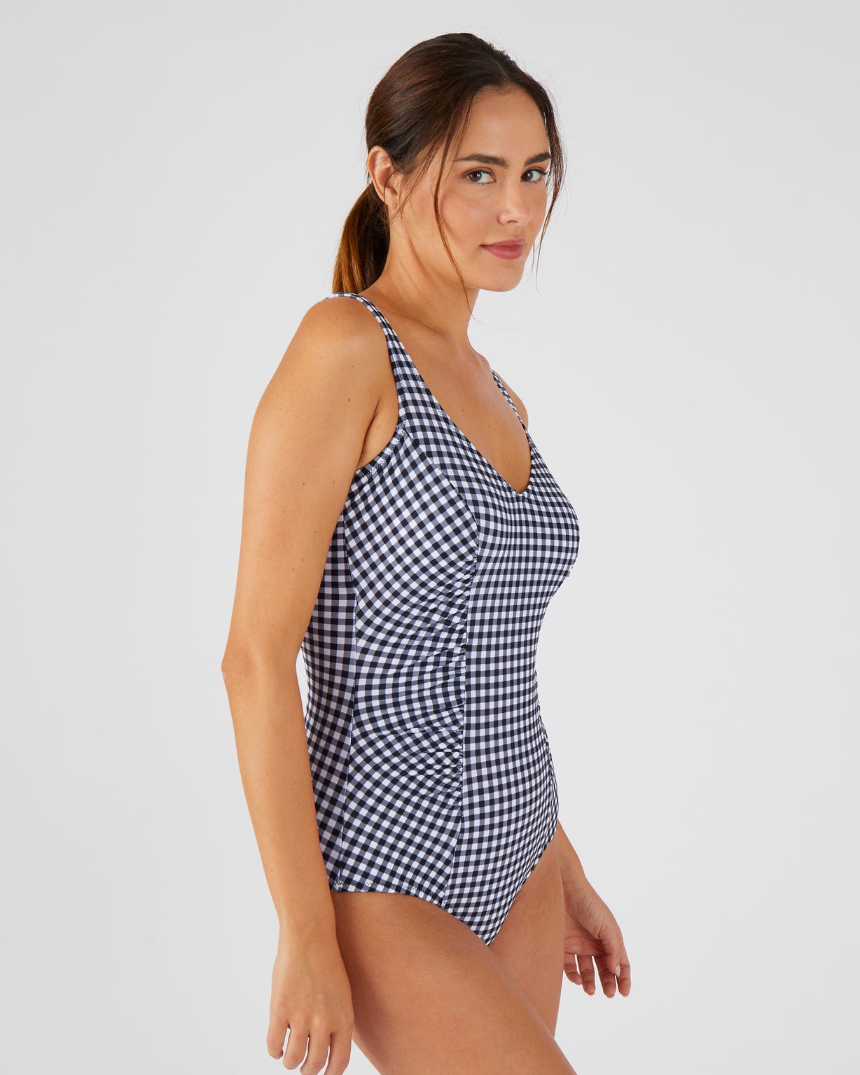 Maillot de bain 1 pièce carreaux vichy