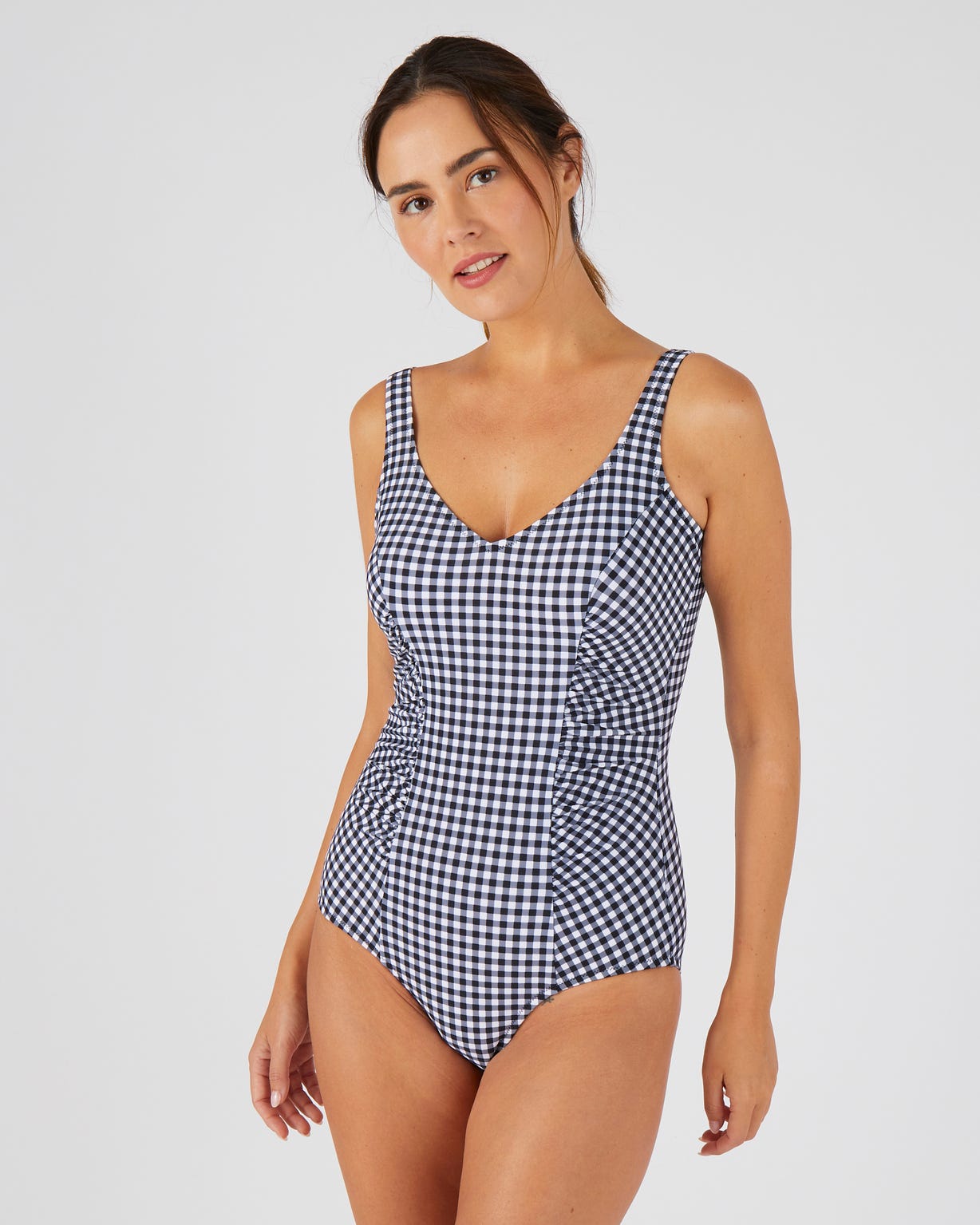 Maillot de bain 1 pièce carreaux vichy