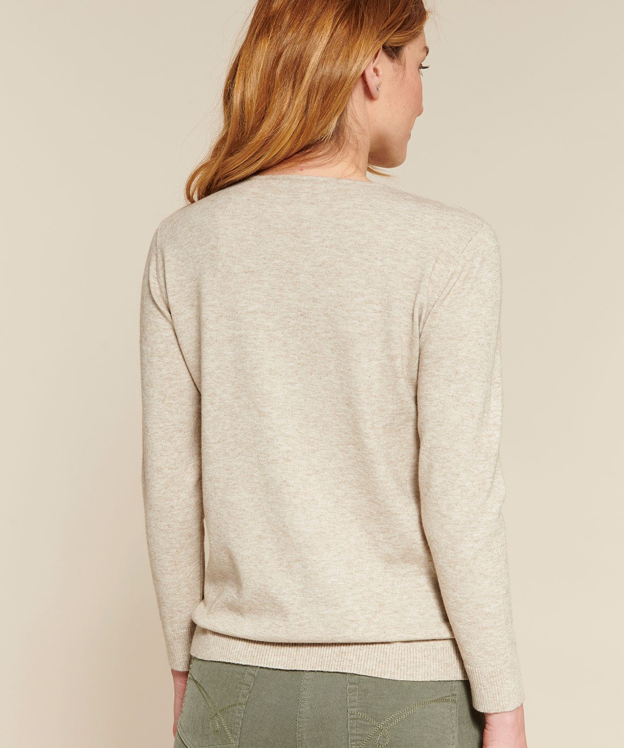 Pull à strass, maille douce et fine