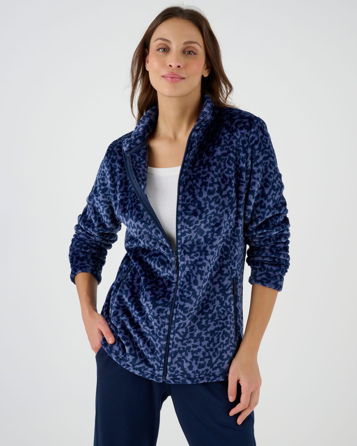 Gilet zippé Thermolactyl en maille polaire