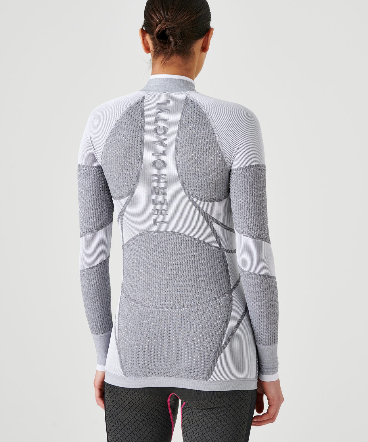 T-shirt col zippé Energy Thermolactyl 4 femme