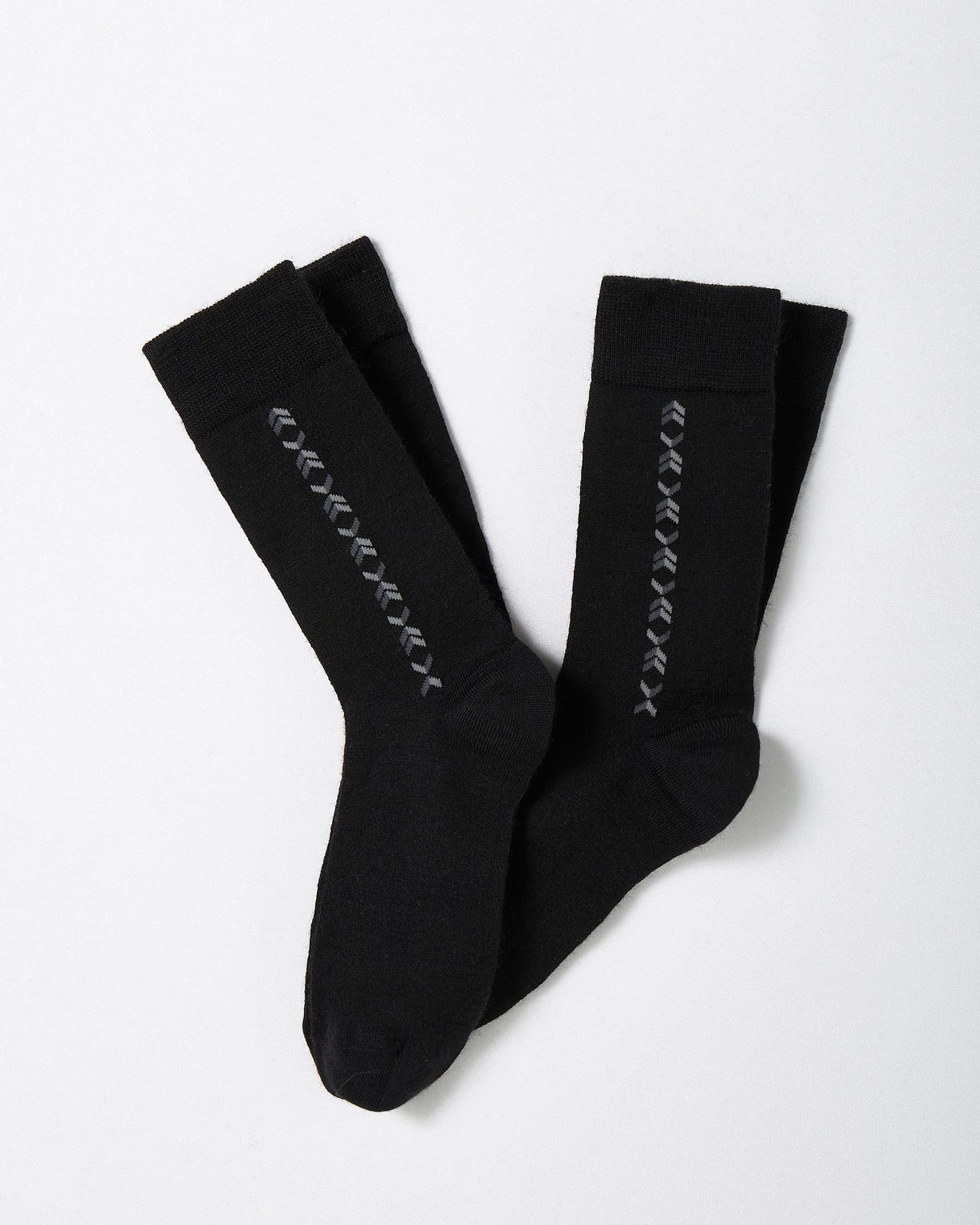 Lot de 2 paires de chaussettes maille jersey mélange laine Thermolactyl