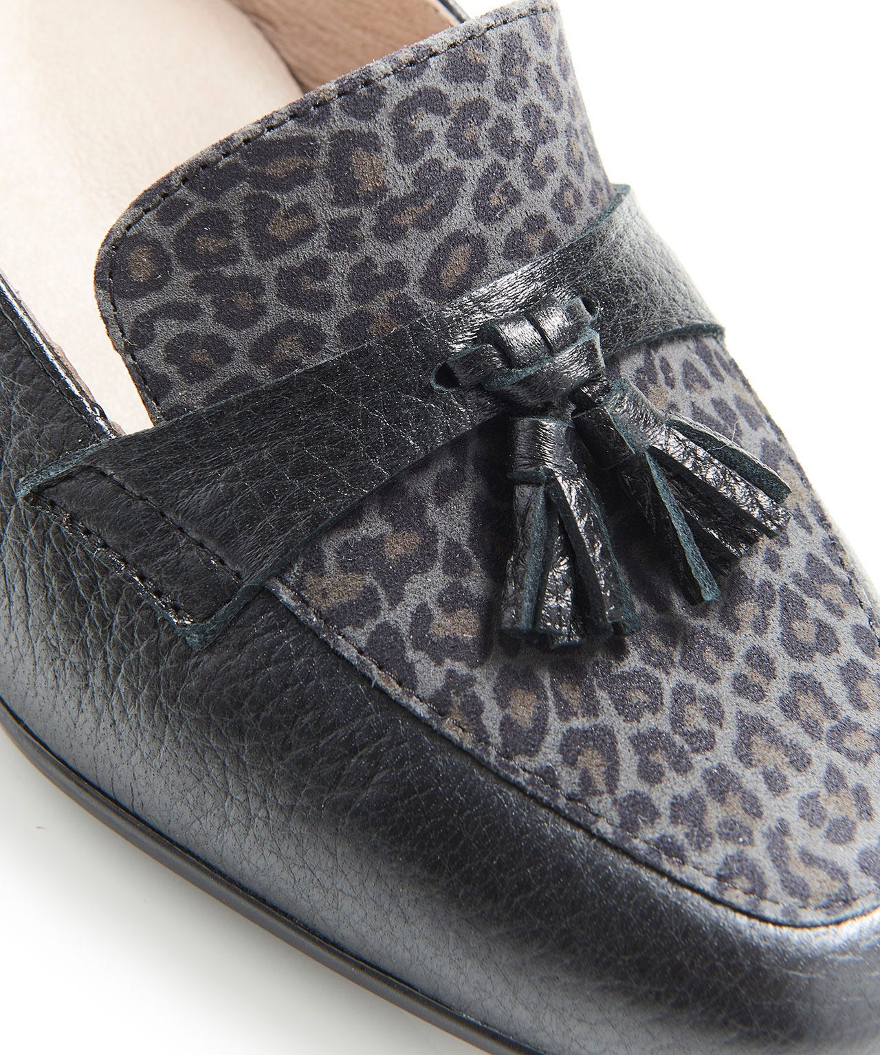Mocassins avec impression panthère