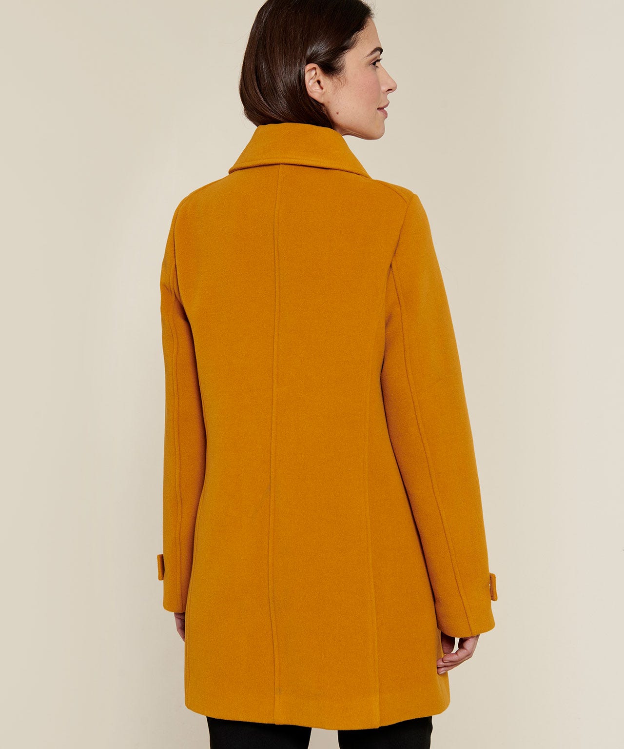 Manteau zippé asymétrique