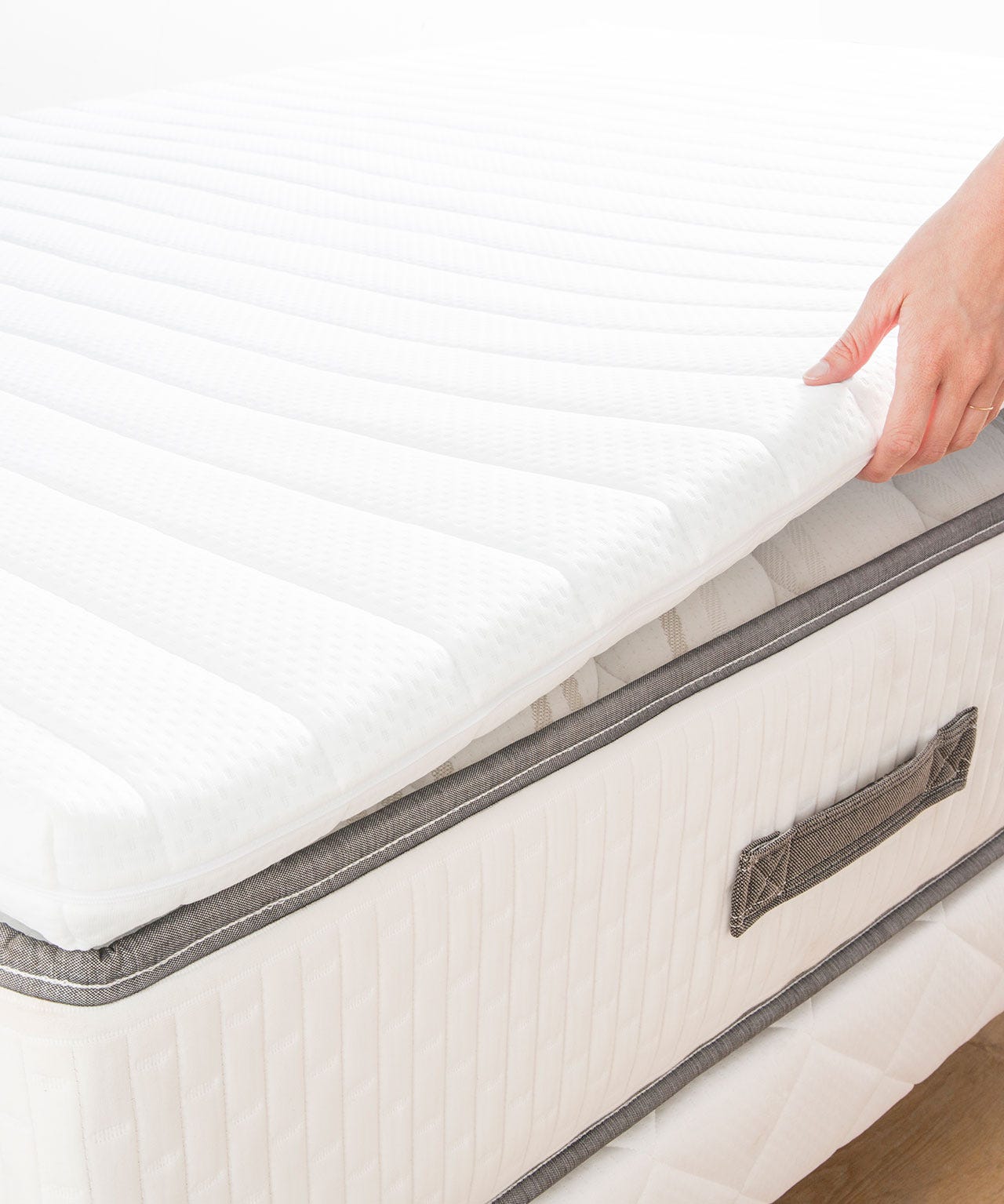 Housse anti-acariens Noxaalon® en Evolon® pour matelas 2 personnes