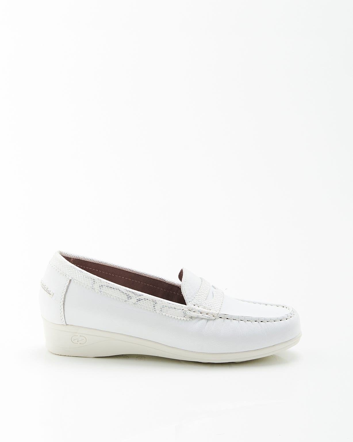Mocassins dessus cuir avec montage intégral