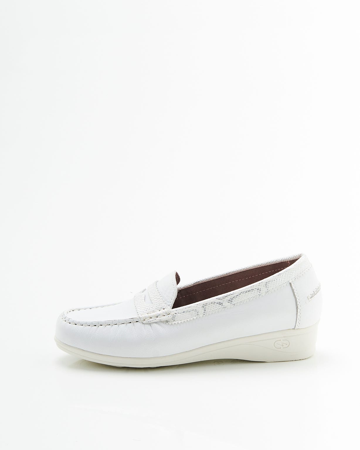 Mocassins dessus cuir avec montage intégral