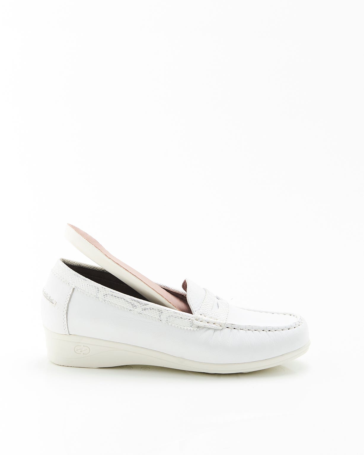 Mocassins dessus cuir avec montage intégral