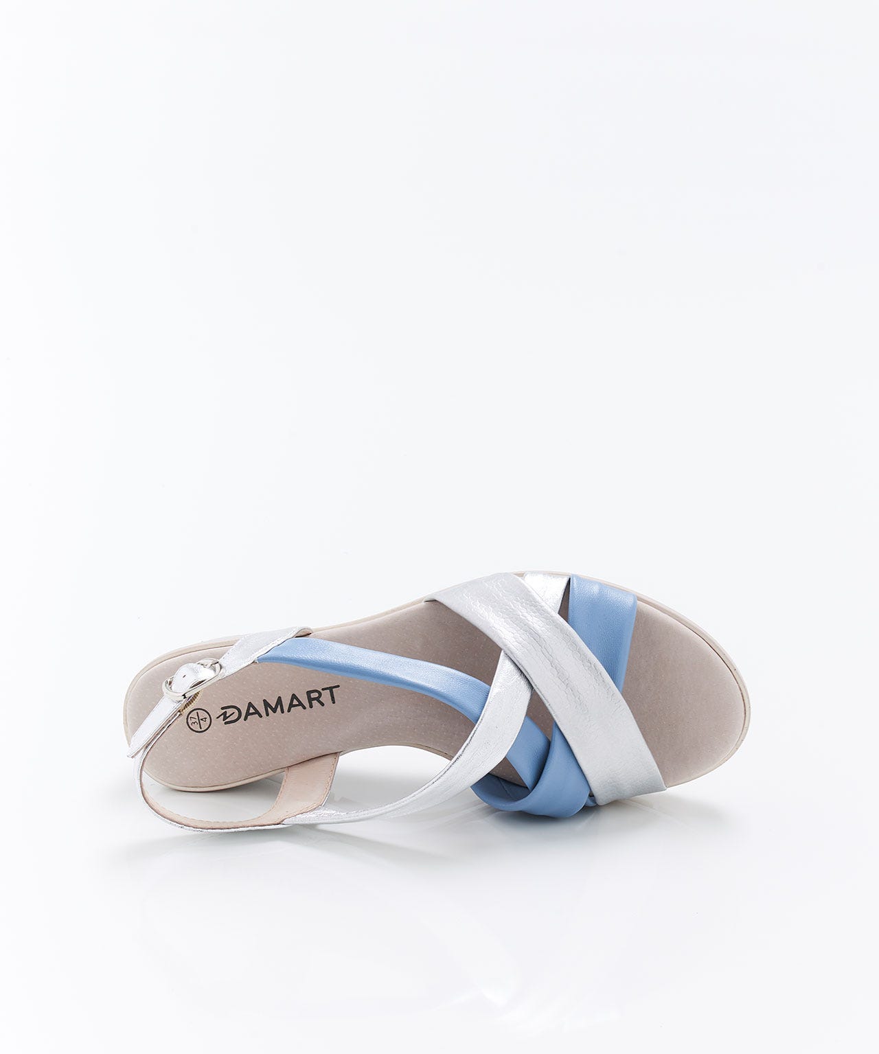 Sandales effet bi-matière