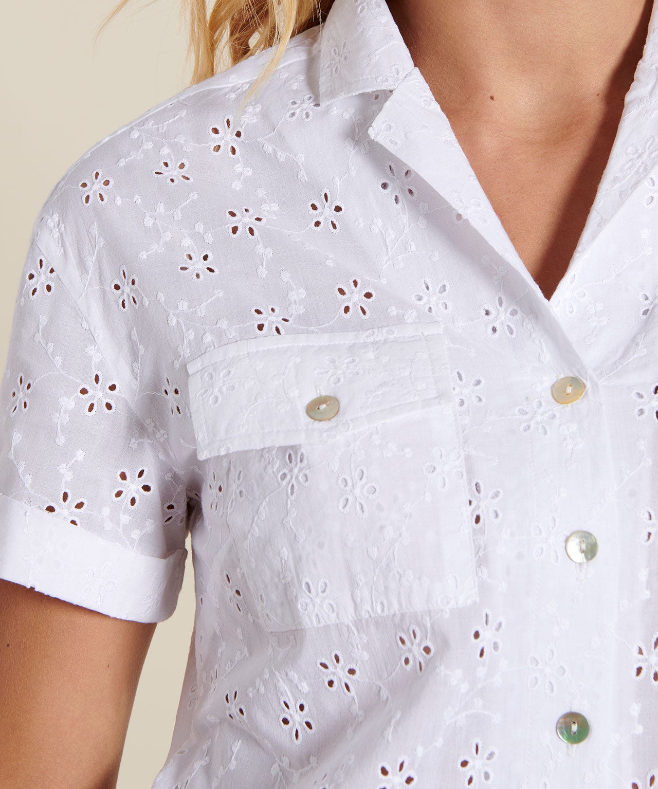 Chemisier broderie anglaise
