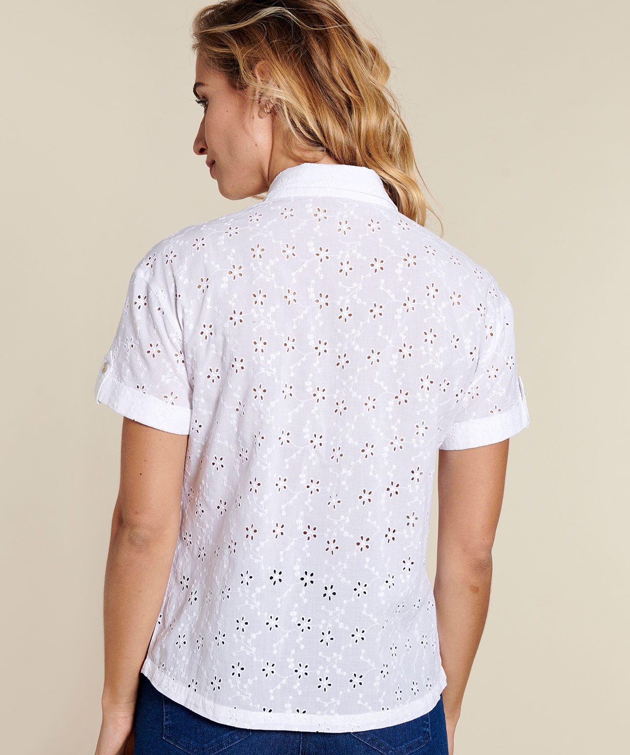 Chemisier broderie anglaise