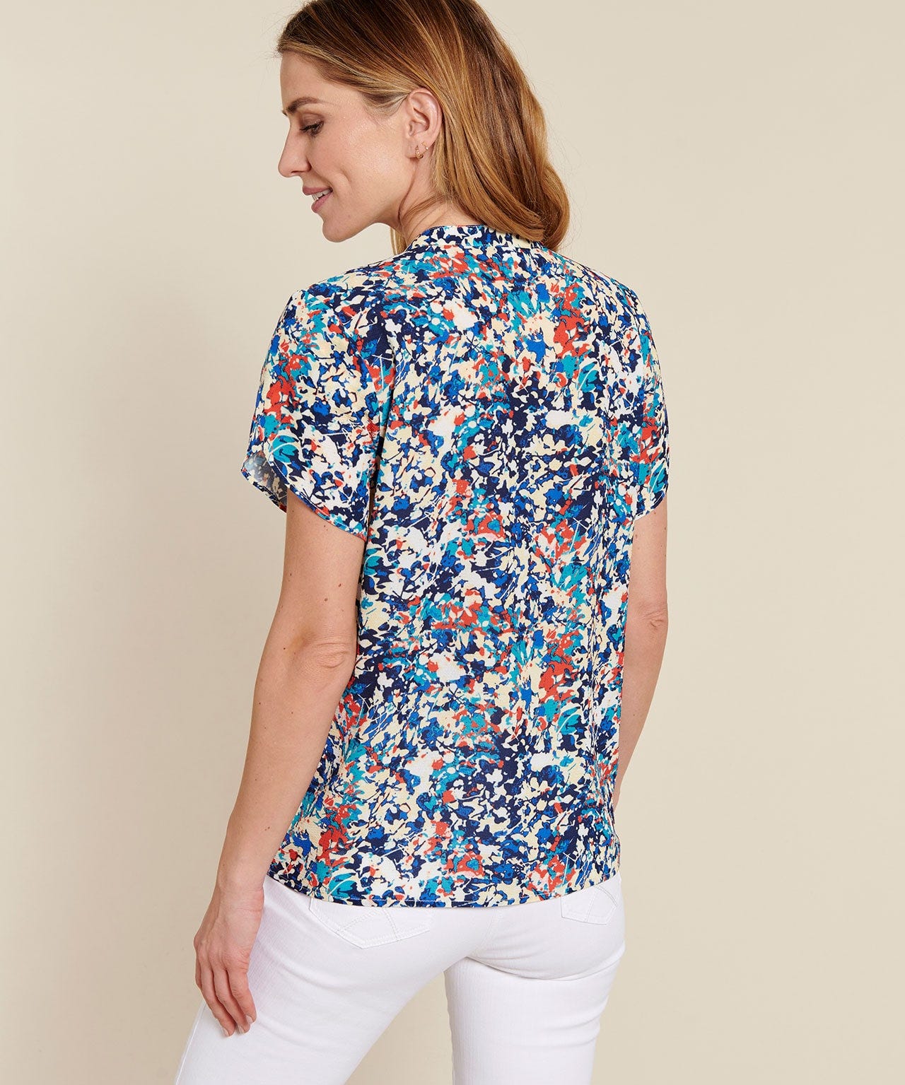 Blouse manches papillon