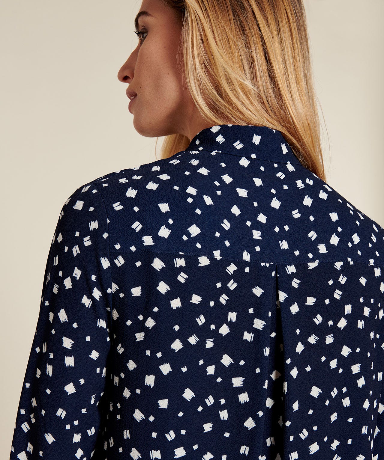 Chemise-tunique imprimé graphique