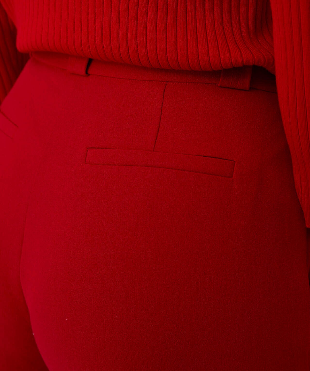 Pantalon crêpe large