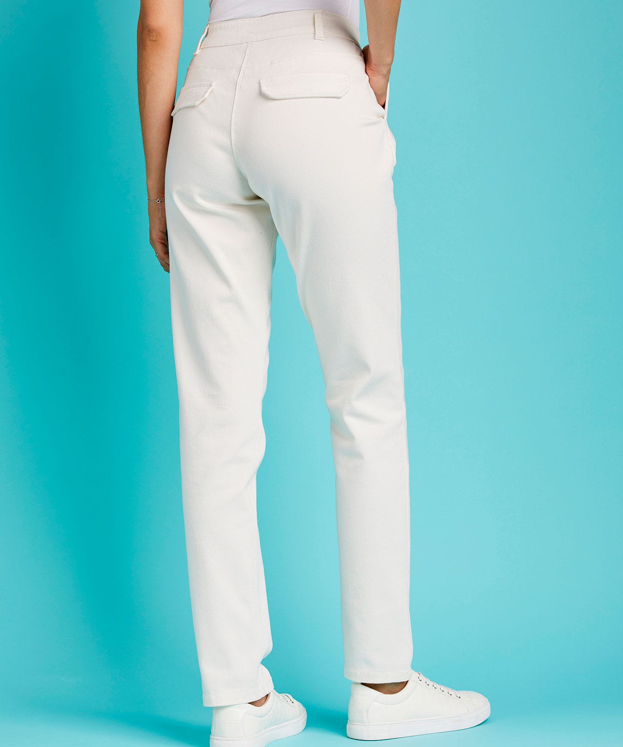 Pantalon chino denim