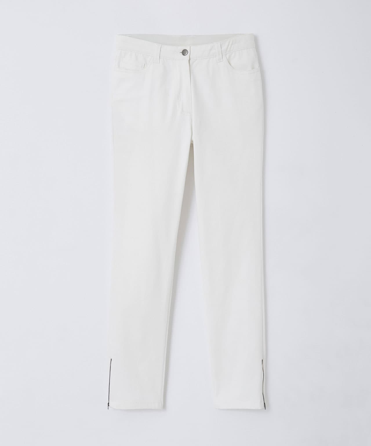 Jean 7/8ème bas zippé