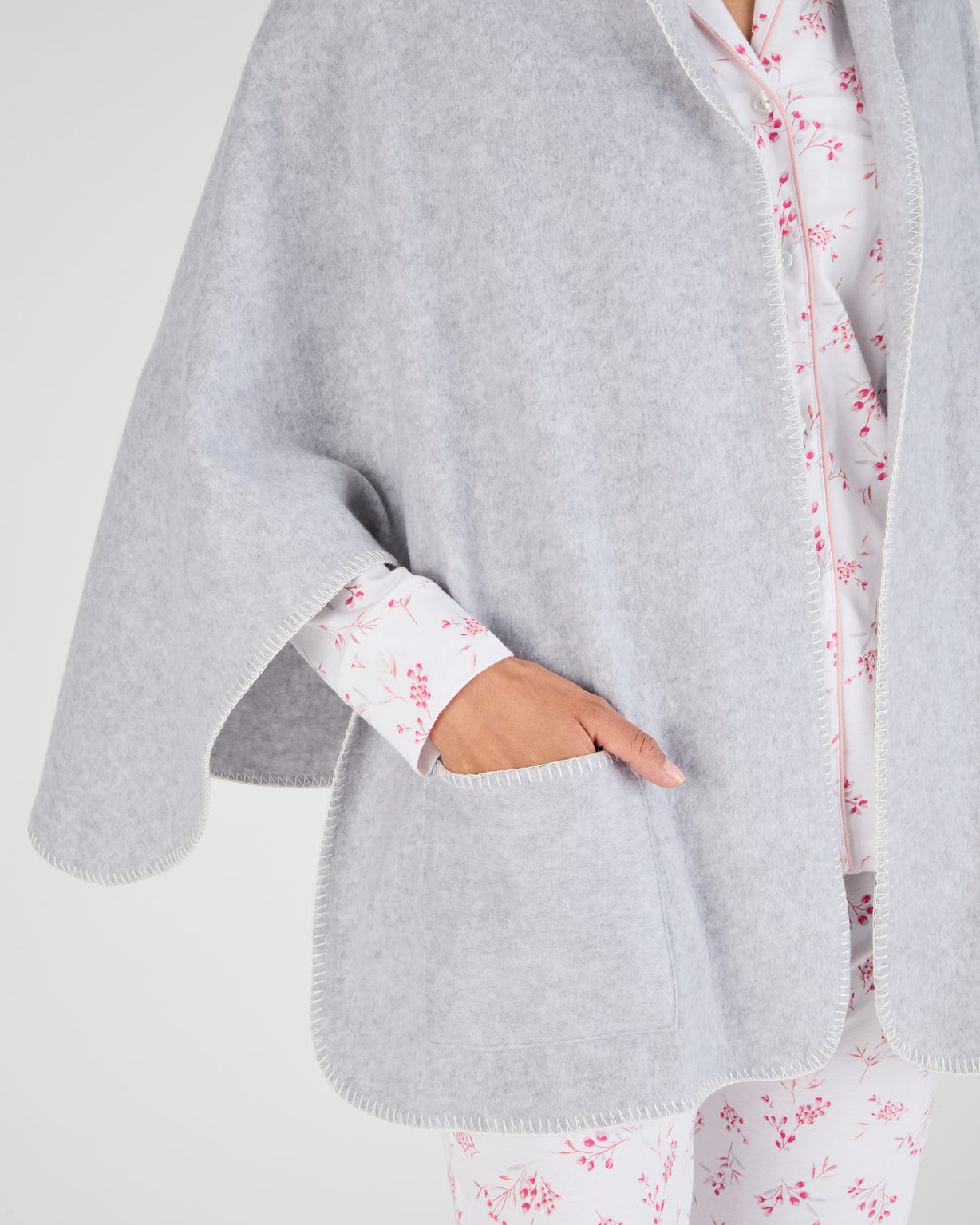 Châle d'intérieur Thermolactyl en maille polaire