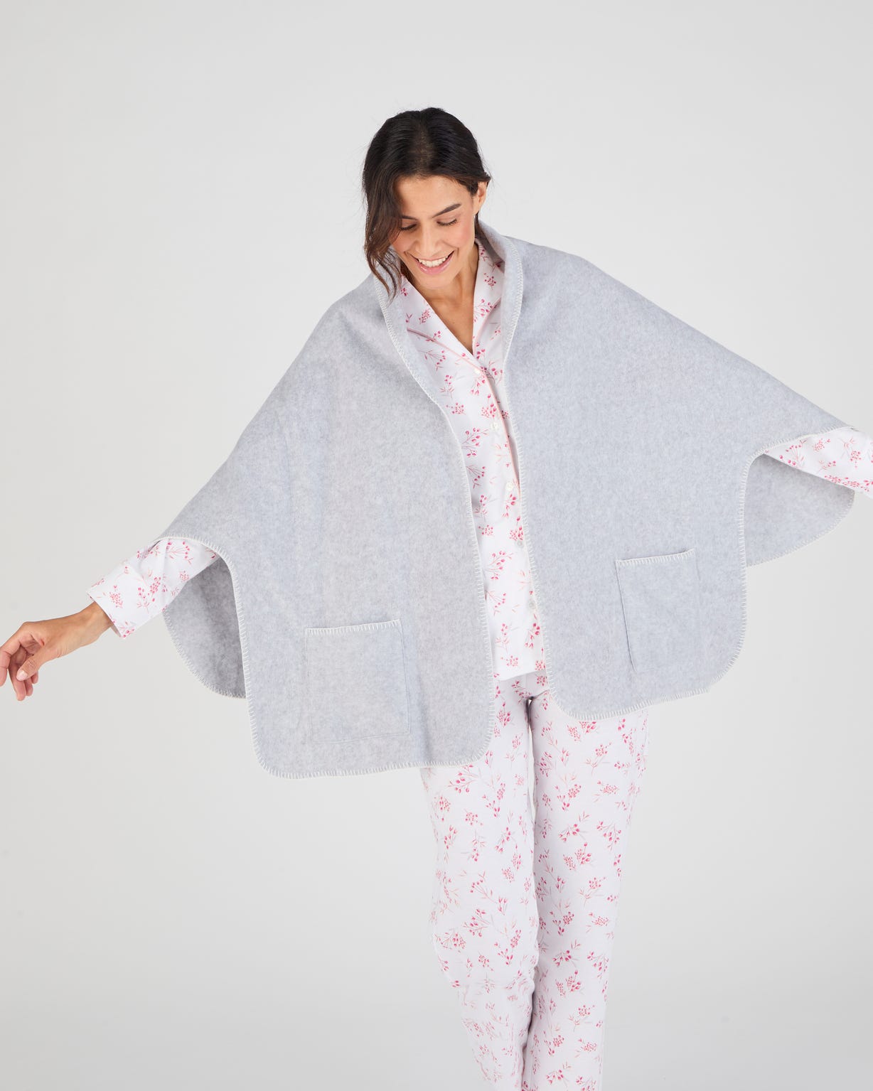 Châle d'intérieur Thermolactyl en maille polaire