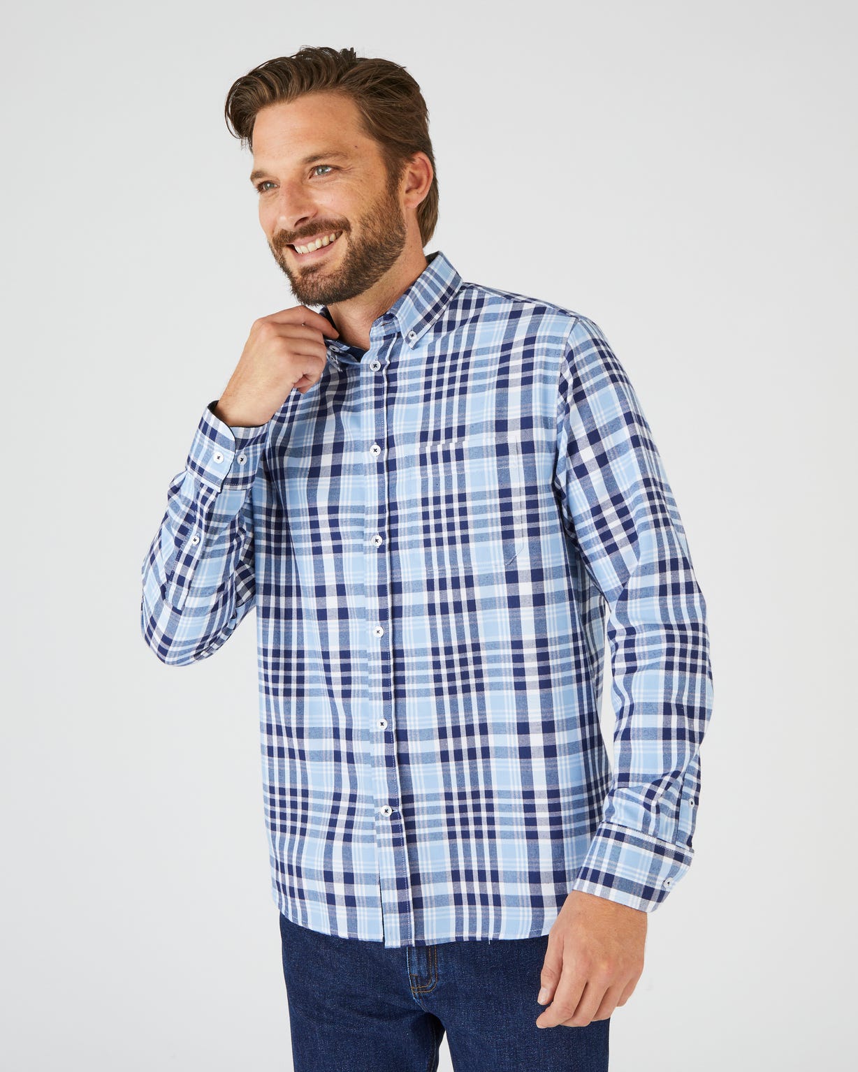 Chemise chaude à carreaux