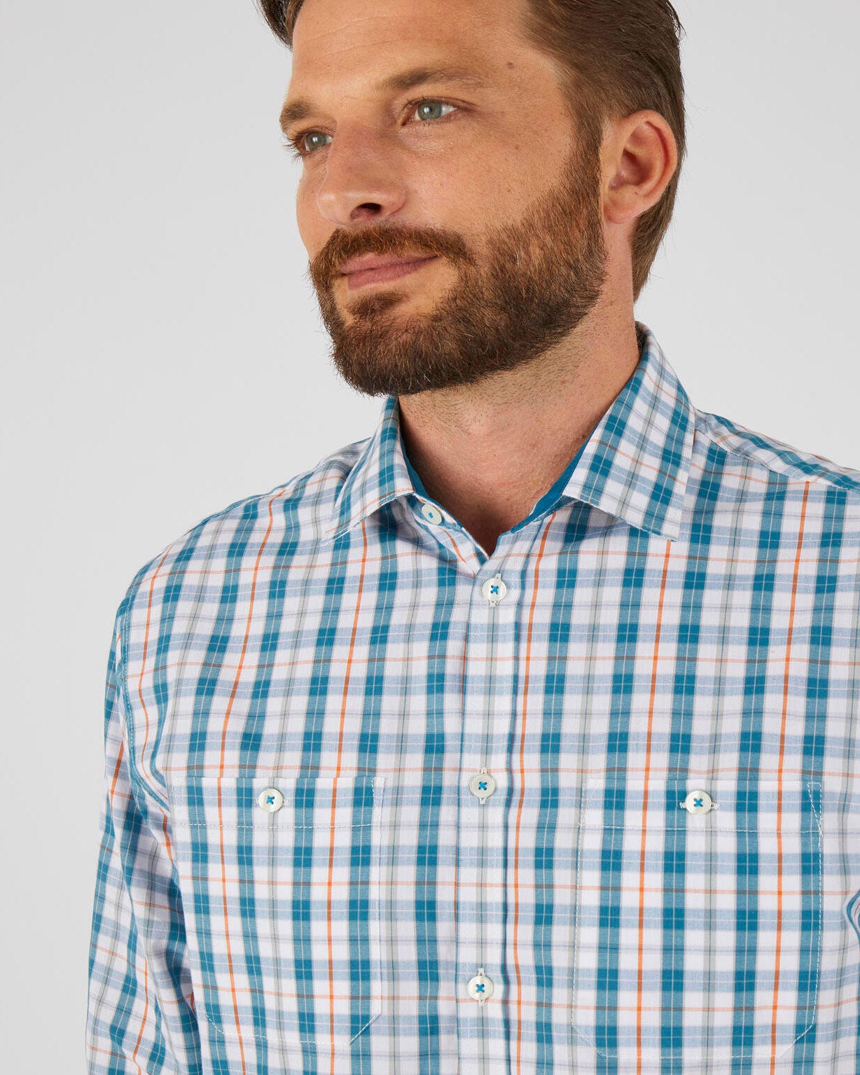 Chemise carreaux à coudières