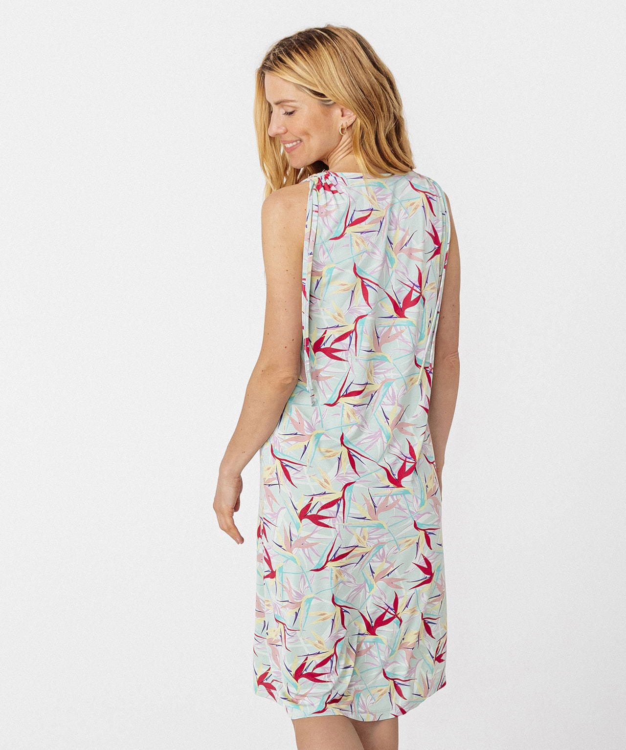 Robe imprimée toucher frais