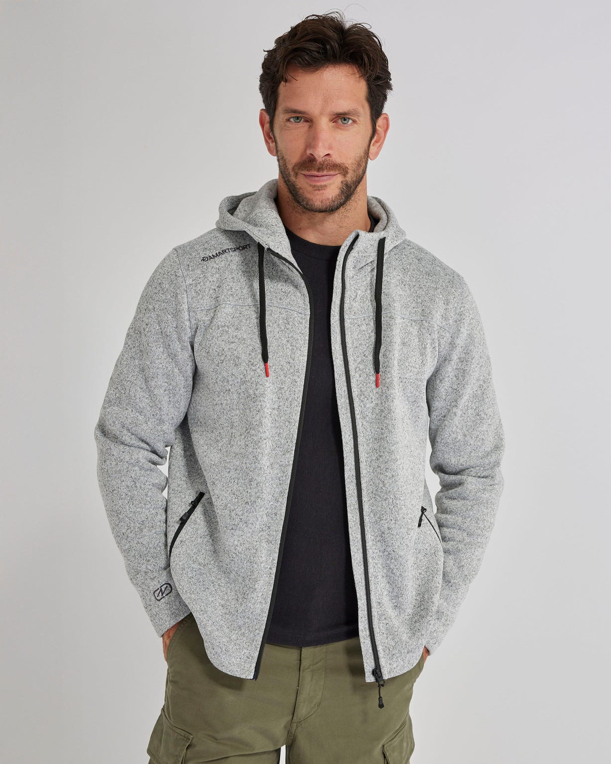 Damart - Parka À Capuche Thermique Thermolactyl Homme Bleu Taille XL (110-117