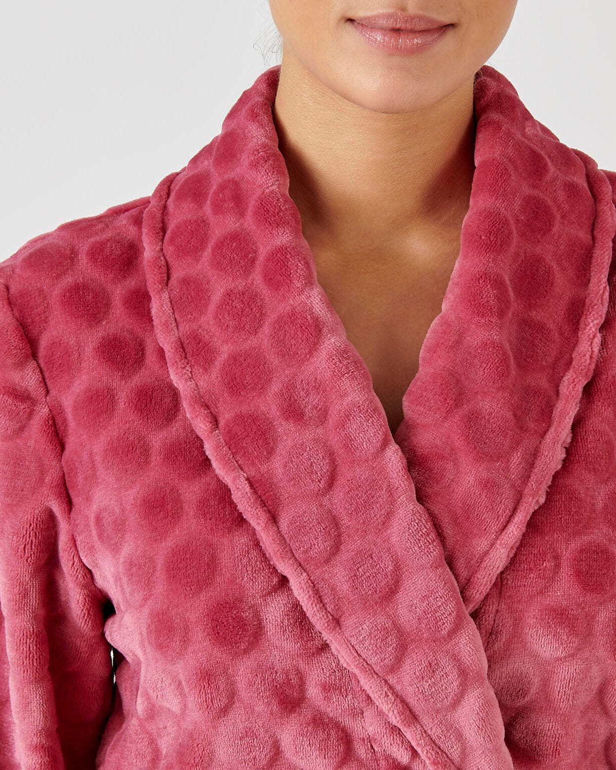 Robe de chambre maille moelleuse fantaisie